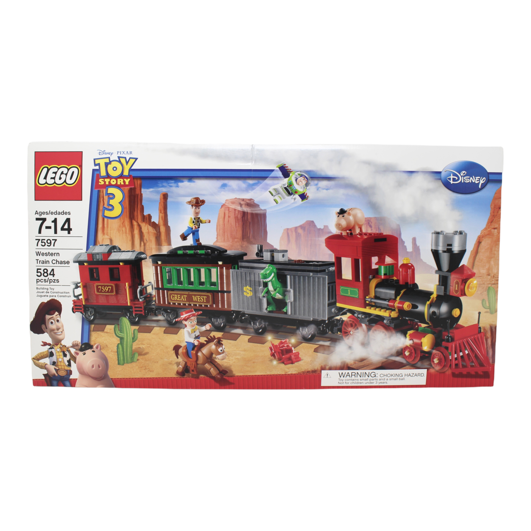 Retired Set 7597 Toy Story 3 Western Train Chase