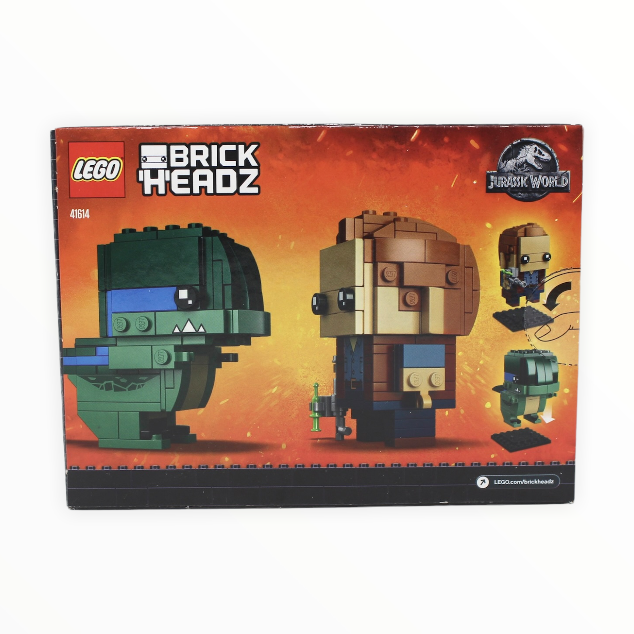 Retired Set 41614 Jurassic World BrickHeadz Owen & Blue