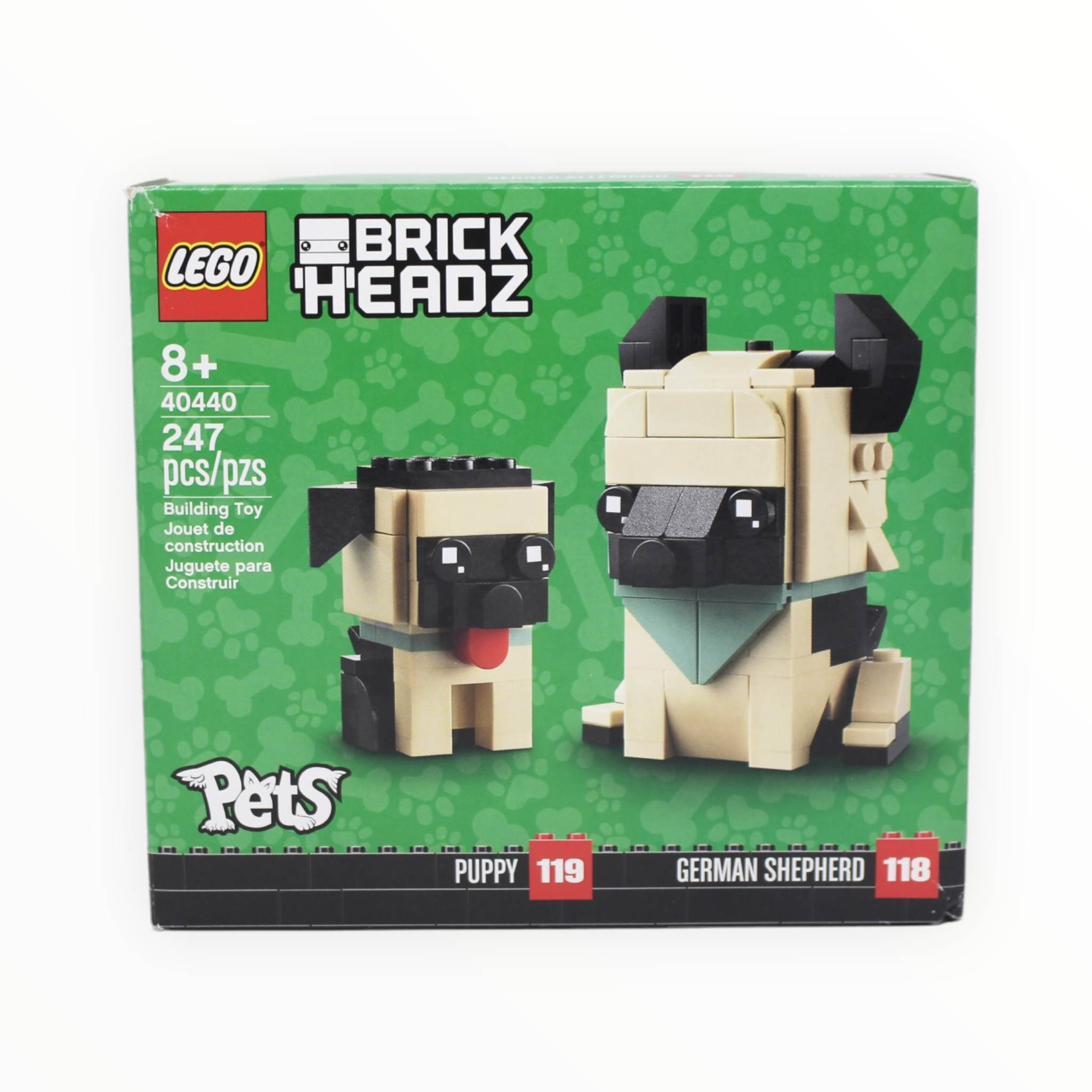 Certified Used Set 40440 BrickHeadz German Shepherd