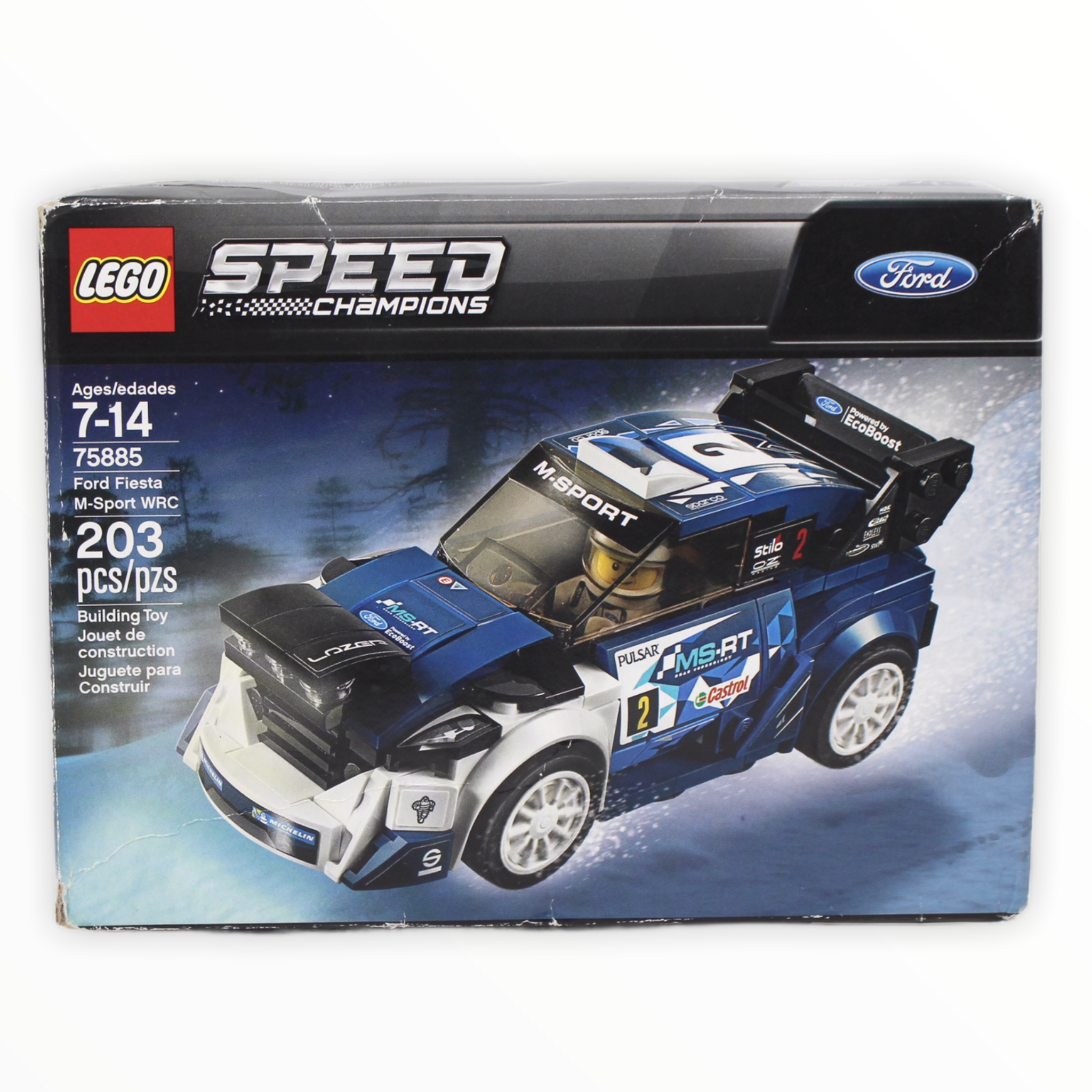 Certified Used Set 75885 Speed Champions Ford Fiesta M-Sport WRC