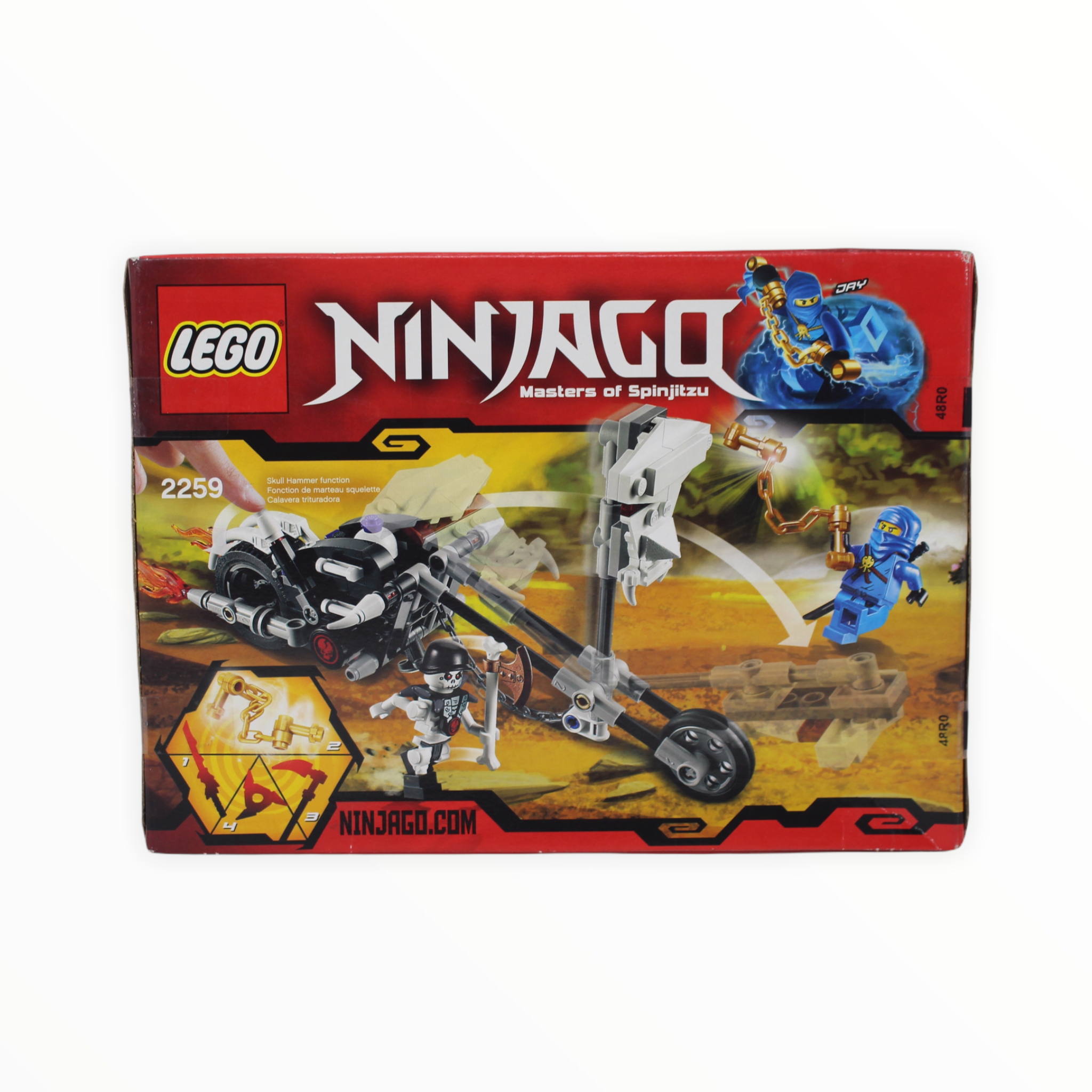 Retired Set 2259 Ninjago Skull Motorbike