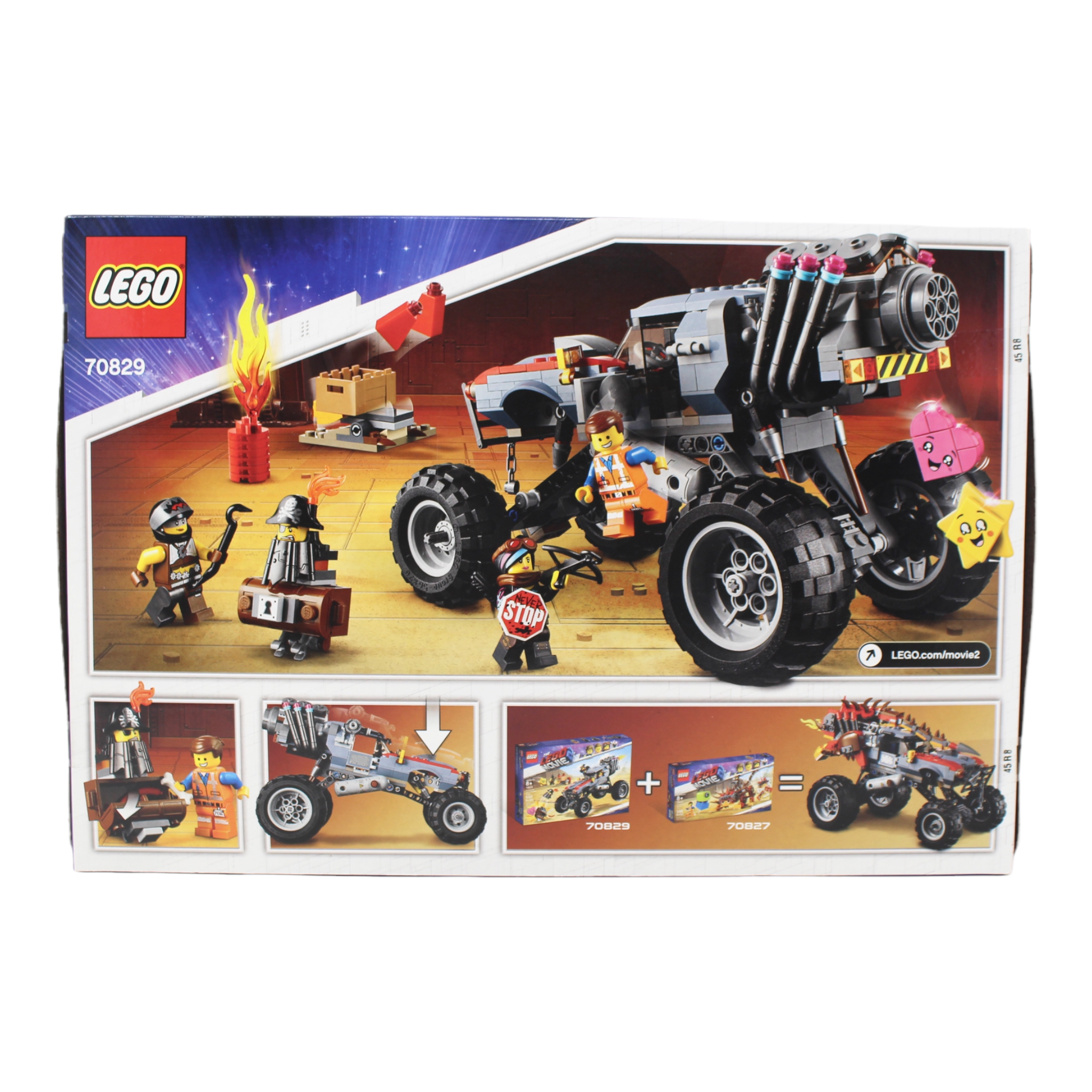 Retired Set 70829 LEGO Movie 2 Emmet and Lucy’s Escape Buggy!