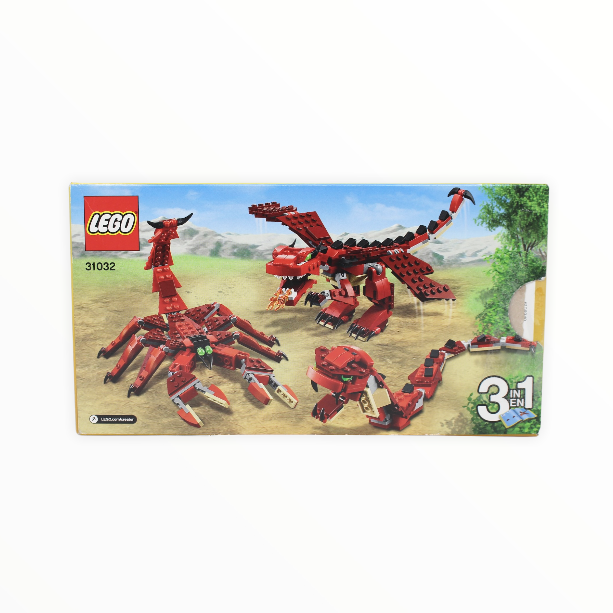 Certified Used Set 31032 Creator Red Creatures