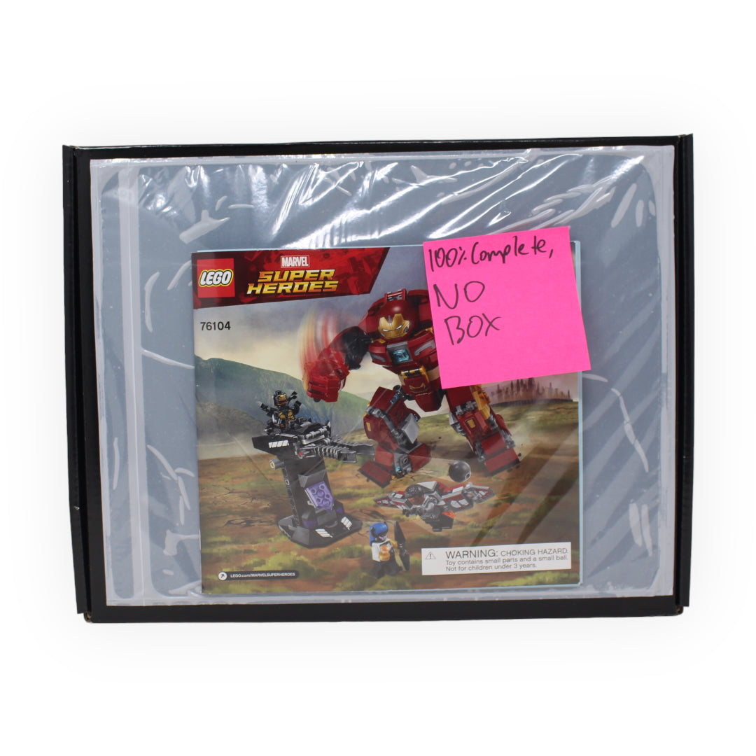 Certified Used Set 76104 Marvel Super Heroes The Hulkbuster Smash-Up (no box)