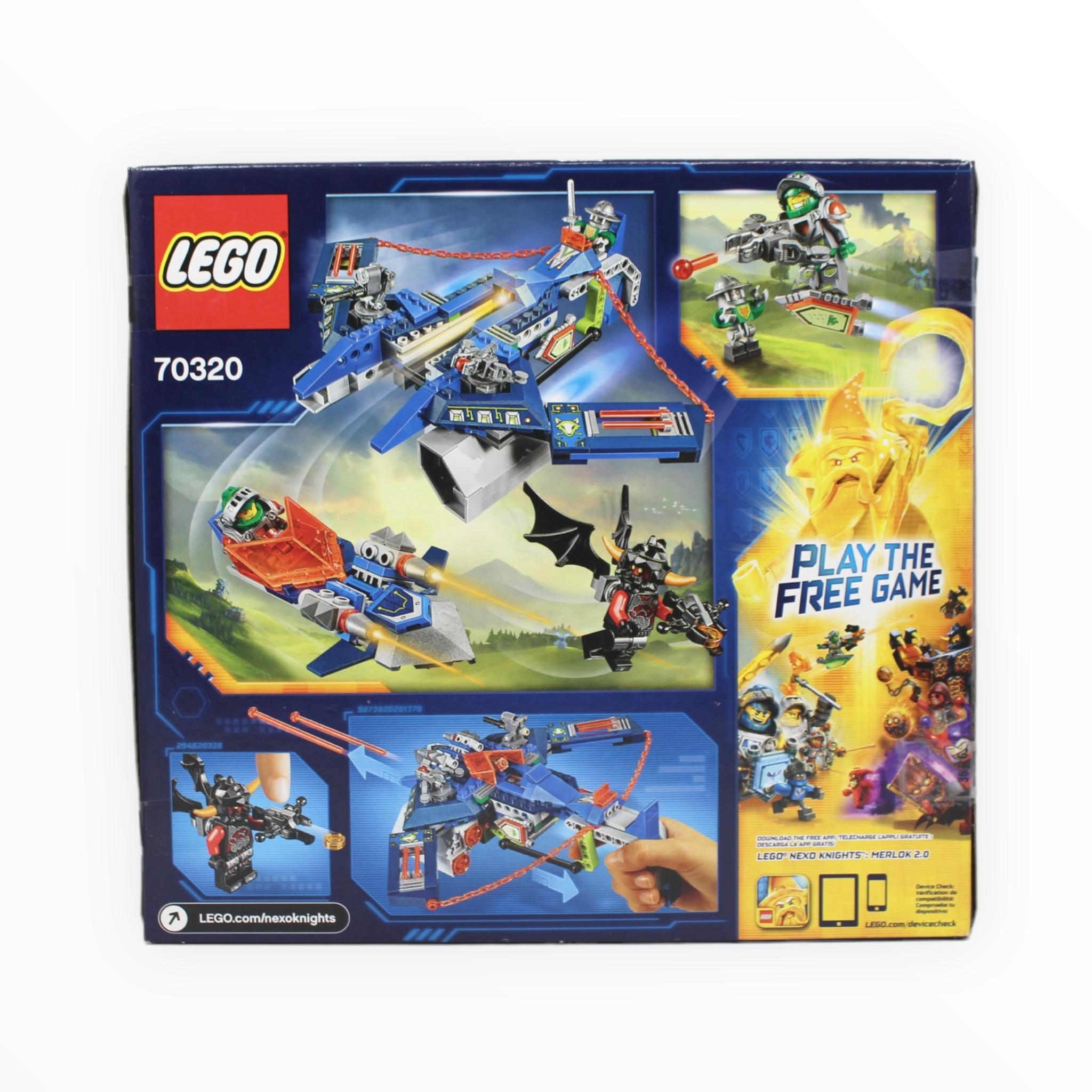 Certified Used Set 70320 Nexo Knights Aaron Fox’s Aero-Striker V2