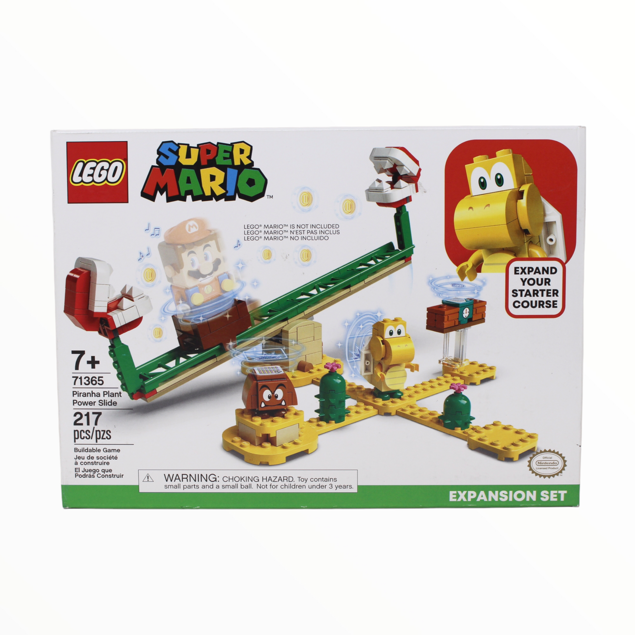 Retired Set 71365 Super Mario Piranha Plant Power Slide Expansion Set