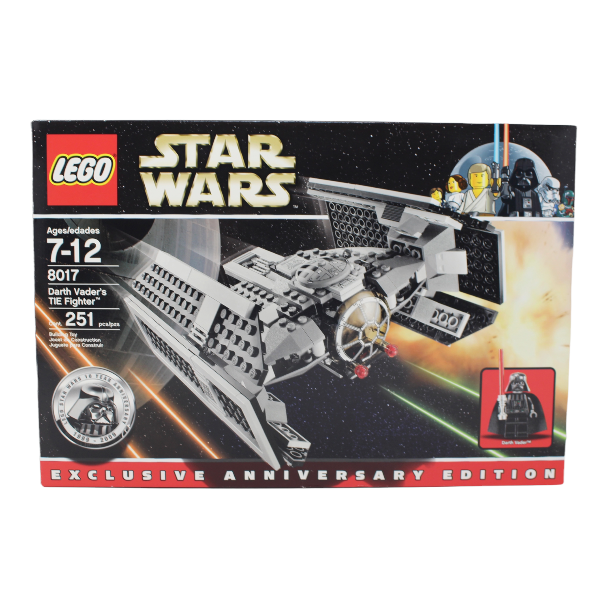Certified Used Set 8017 Star Wars Darth Vader’s TIE Fighter