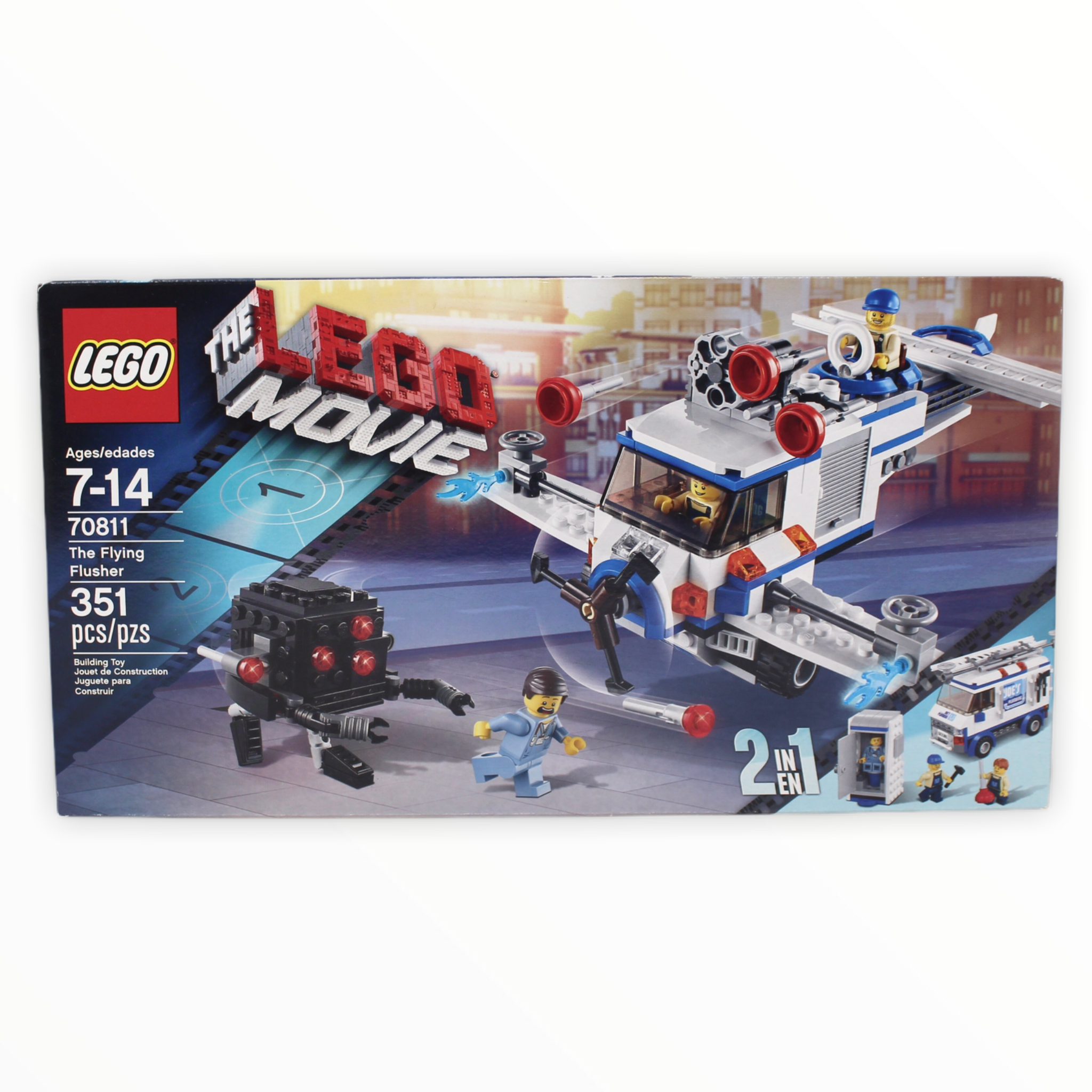 Retired Set 70811 LEGO Movie The Flying Flusher