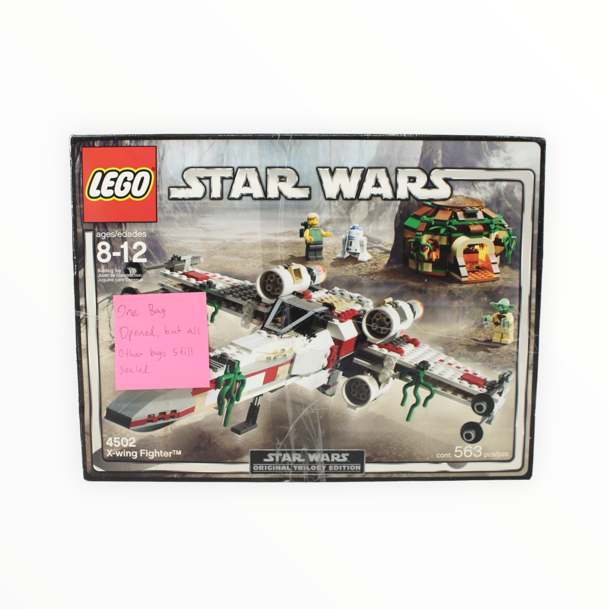 Certified Used Set 4502 Star Wars X wing Fighter Dagobah Original Tr