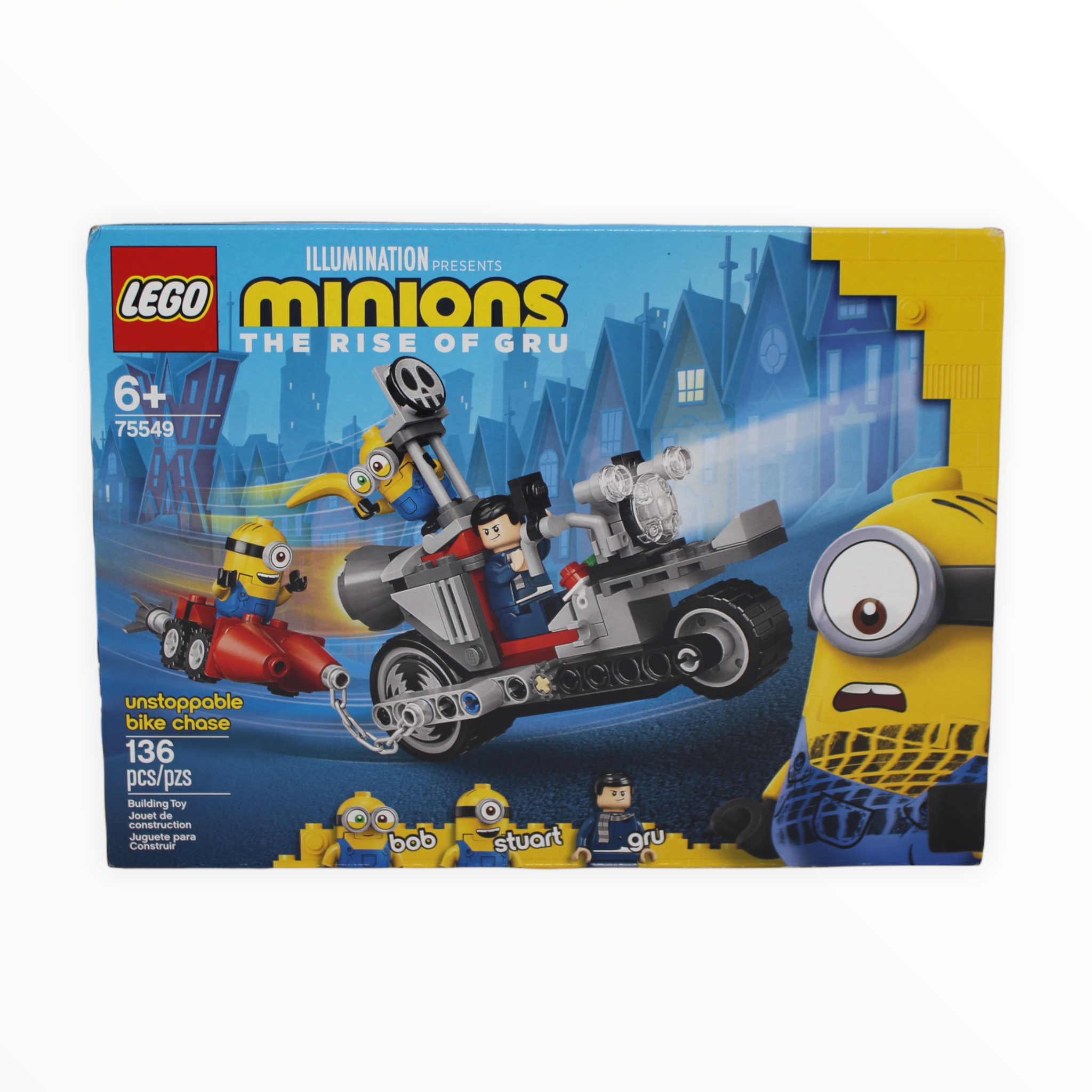 Retired Set Minions 75549 Unstoppable Bike Chase