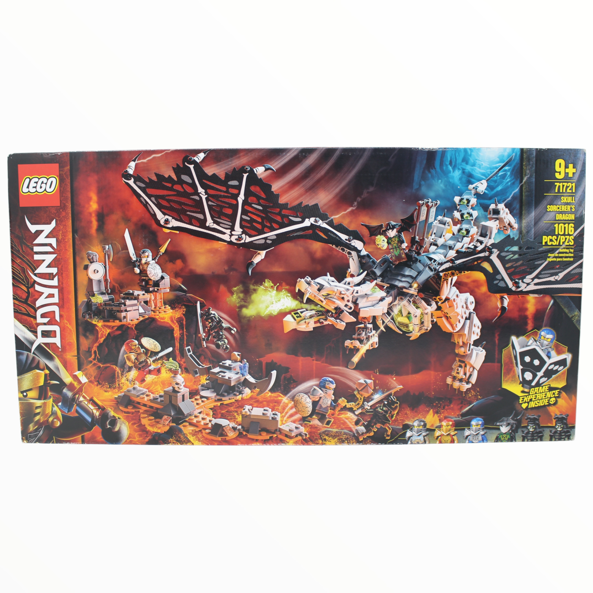 Retired Set 71721 Ninjago Skull Sorcerer's Dragon
