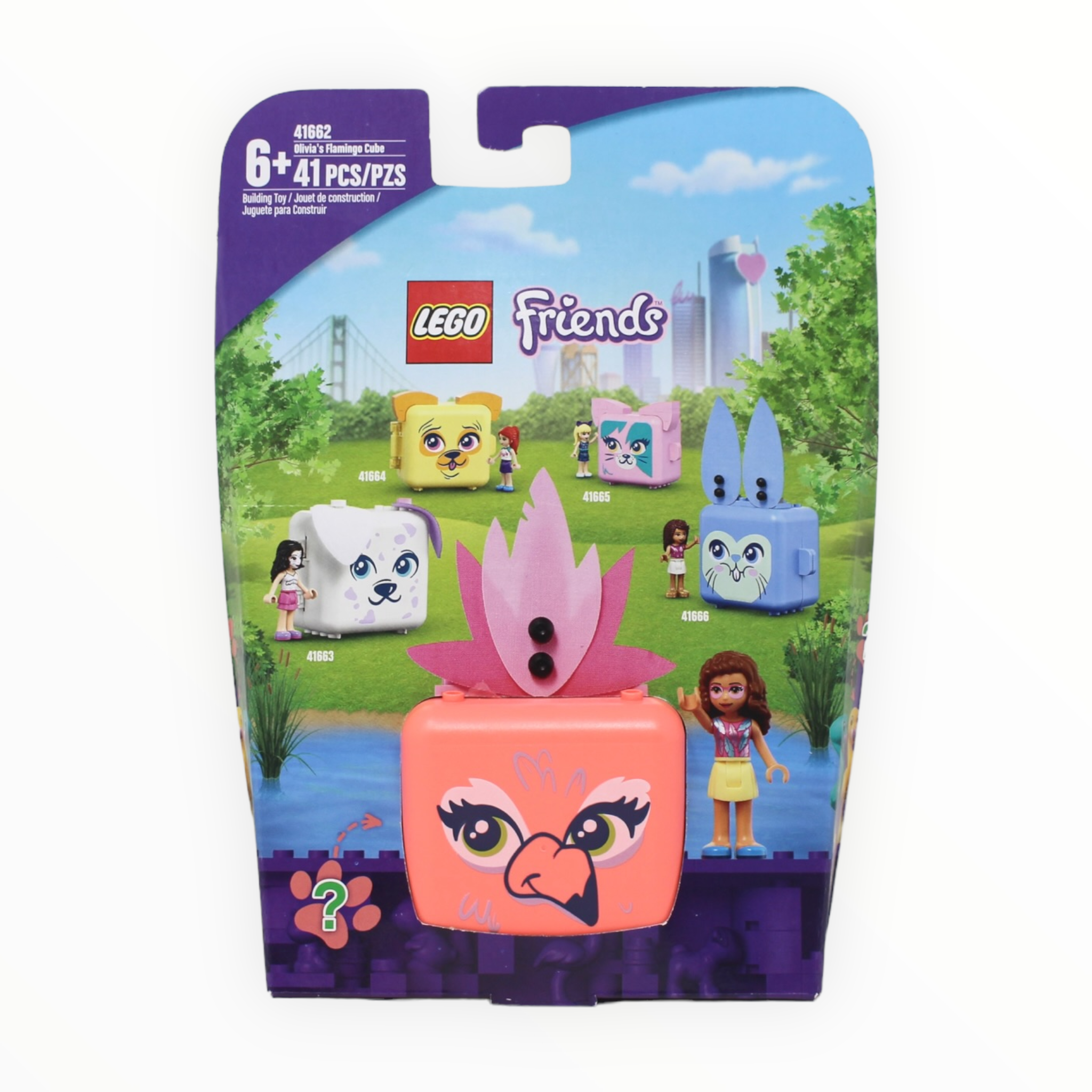 Retired Set 41662 Friends Olivia’s Flamingo Cube