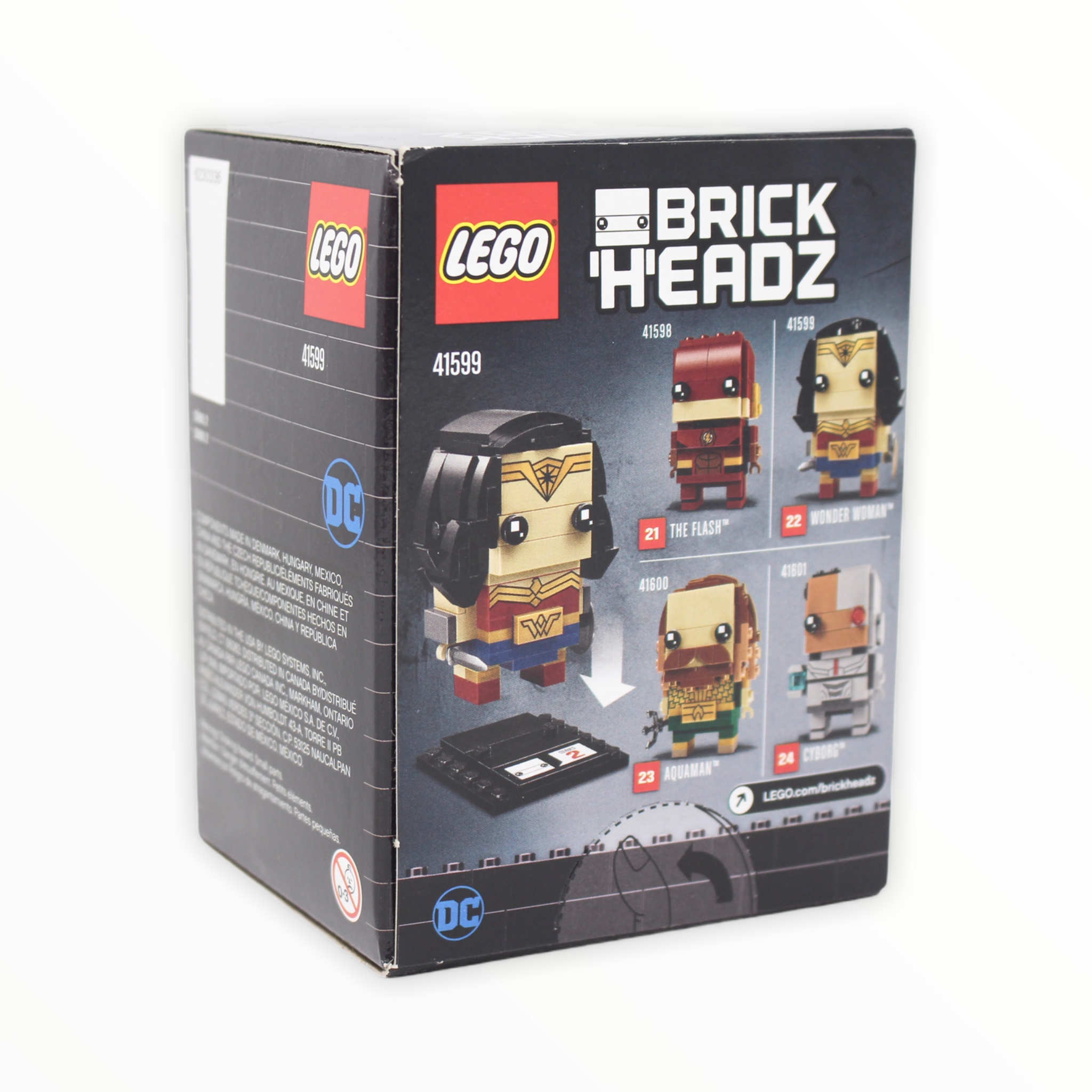 Retired Set 41599 DC BrickHeadz Wonder Woman