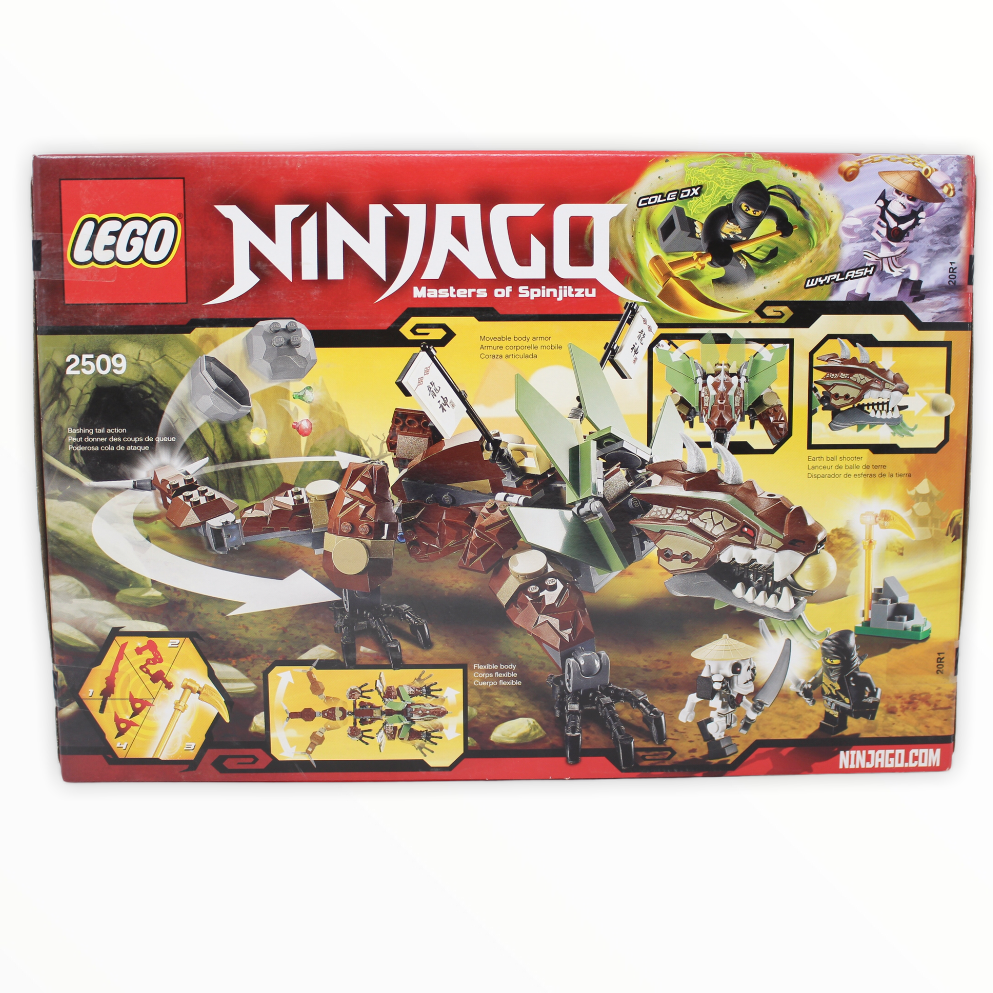 Retired Set 2509 Ninjago Earth Dragon Defense