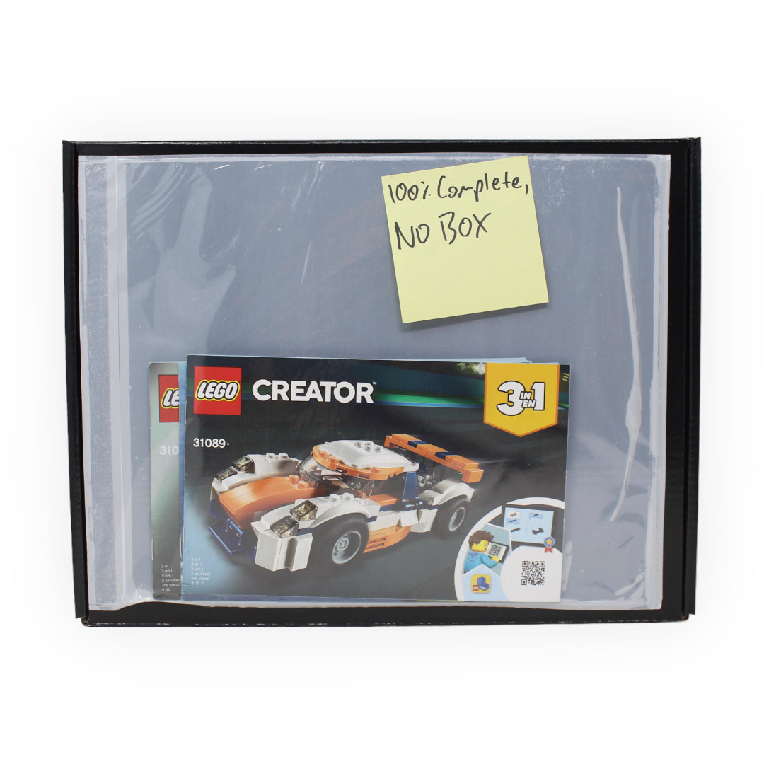 Certified Used Set 31089 Creator Sunset Track Racer (no box)