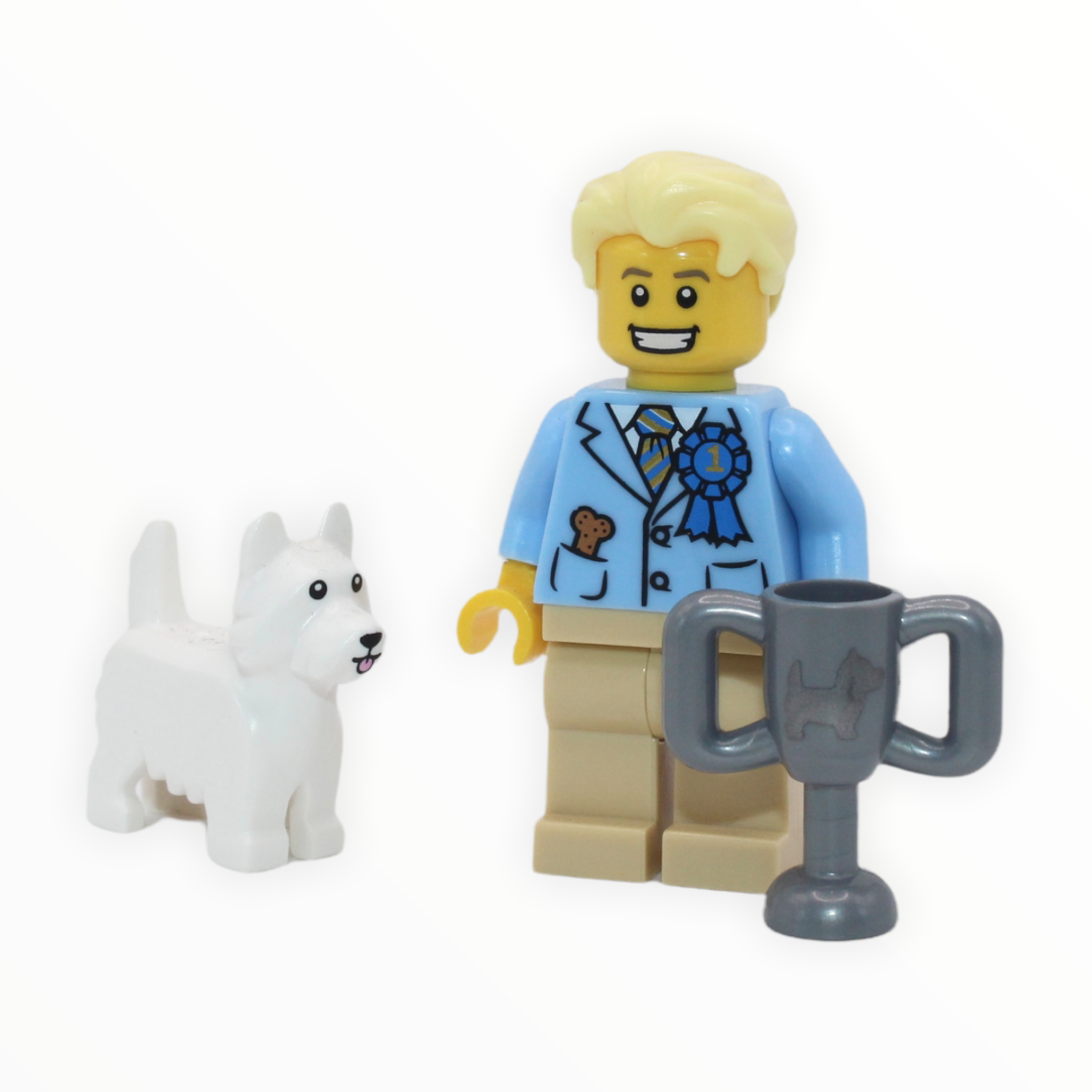 Lego minifigures dog sale