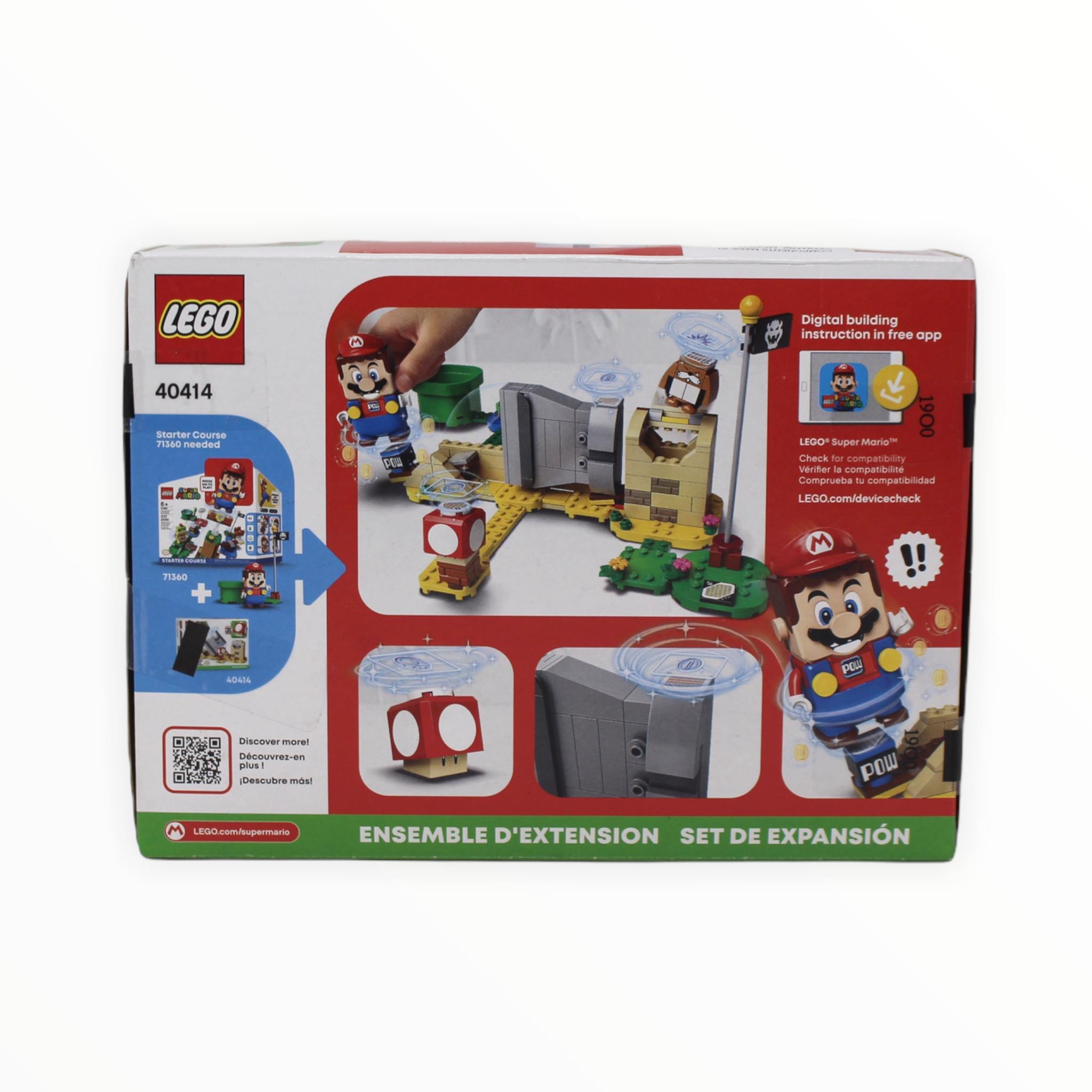 Retired Set 40414 Super Mario Monty Mole & Super Mushroom
