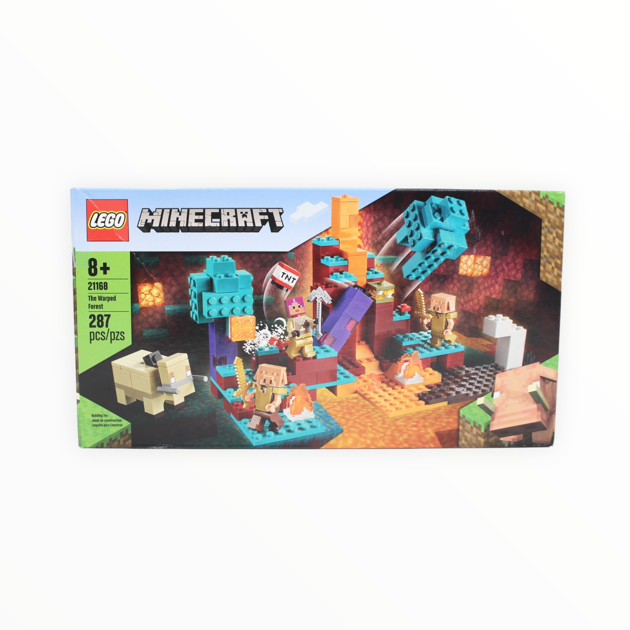 Certified Used Set 21168 Minecraft The Warped Forest