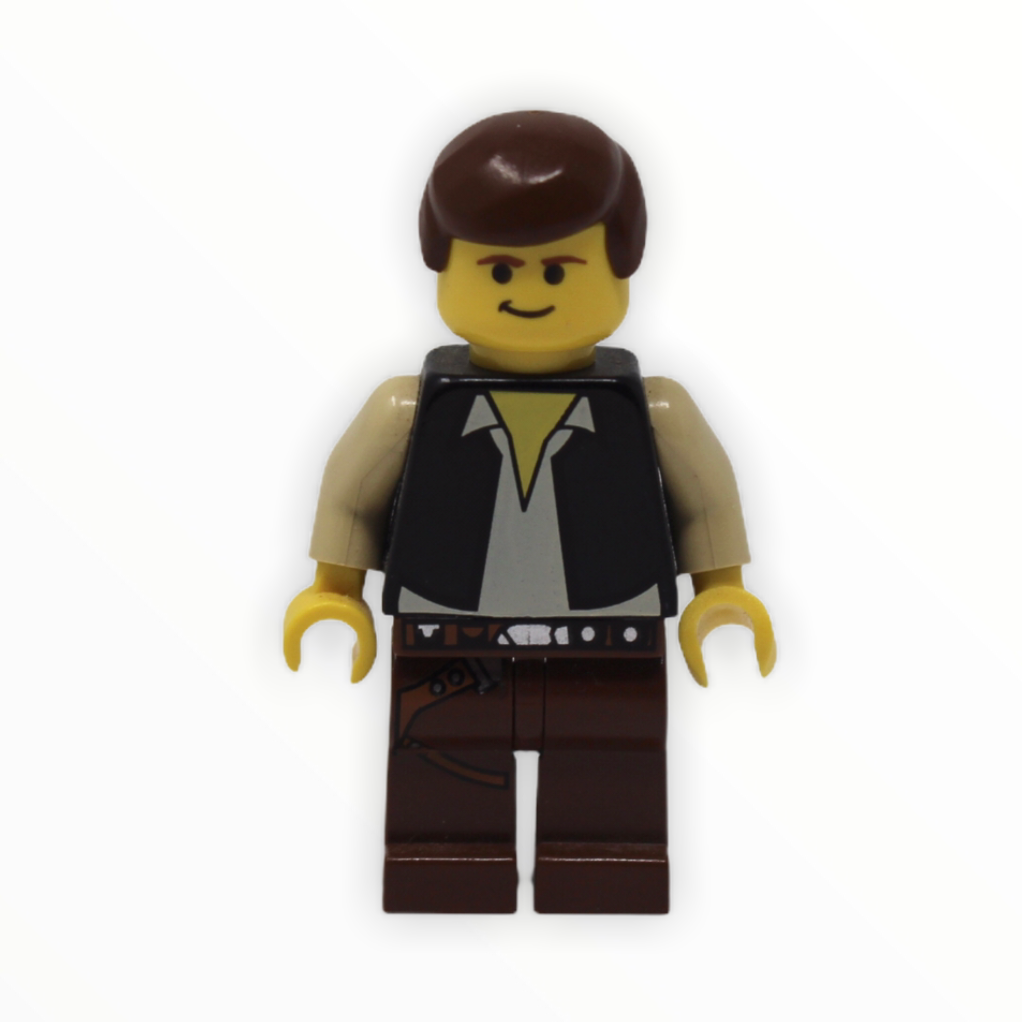Han Solo (yellow skin, brown legs, brown hair, 2000)