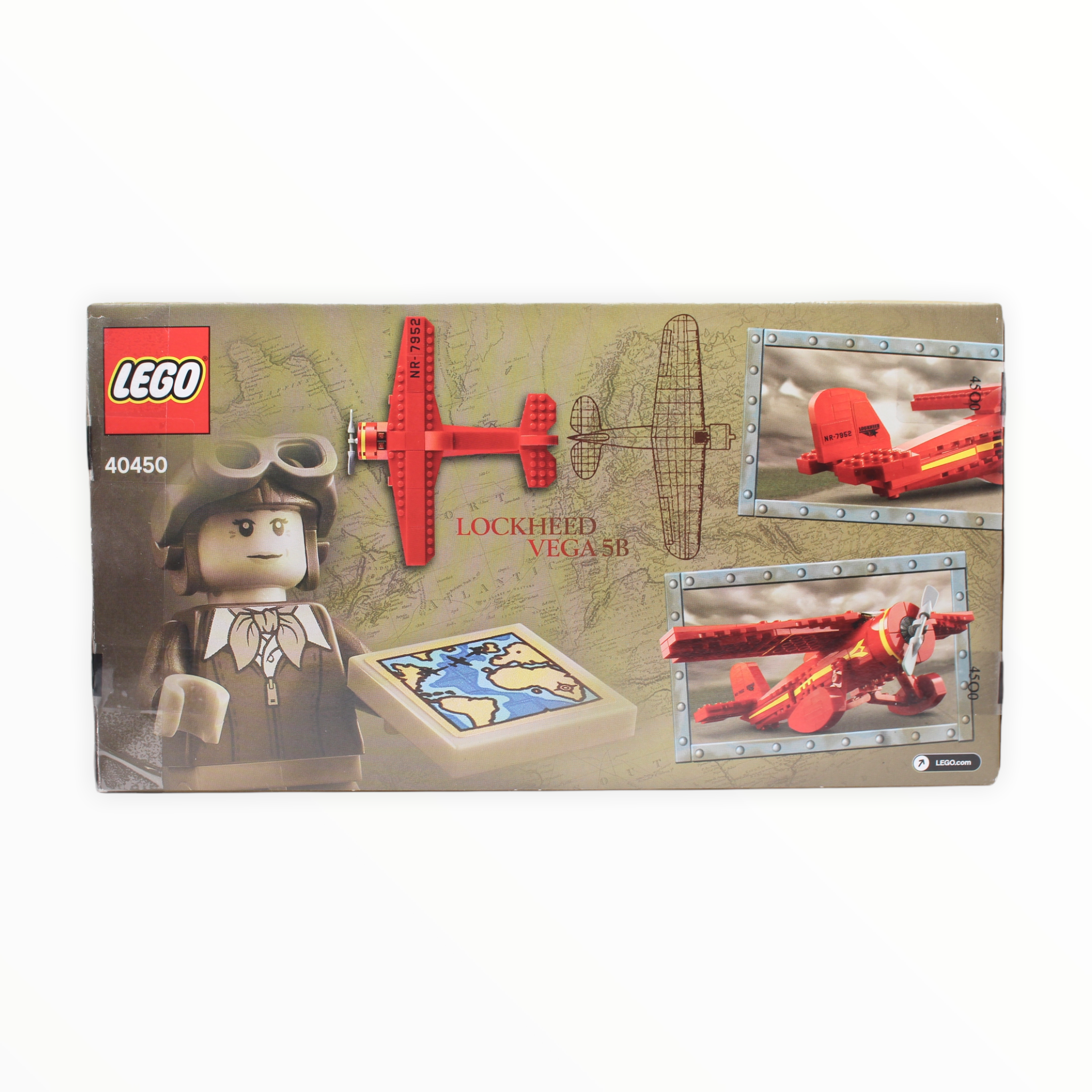 Certified Used Set 40450 LEGO Amelia Earhart Tribute
