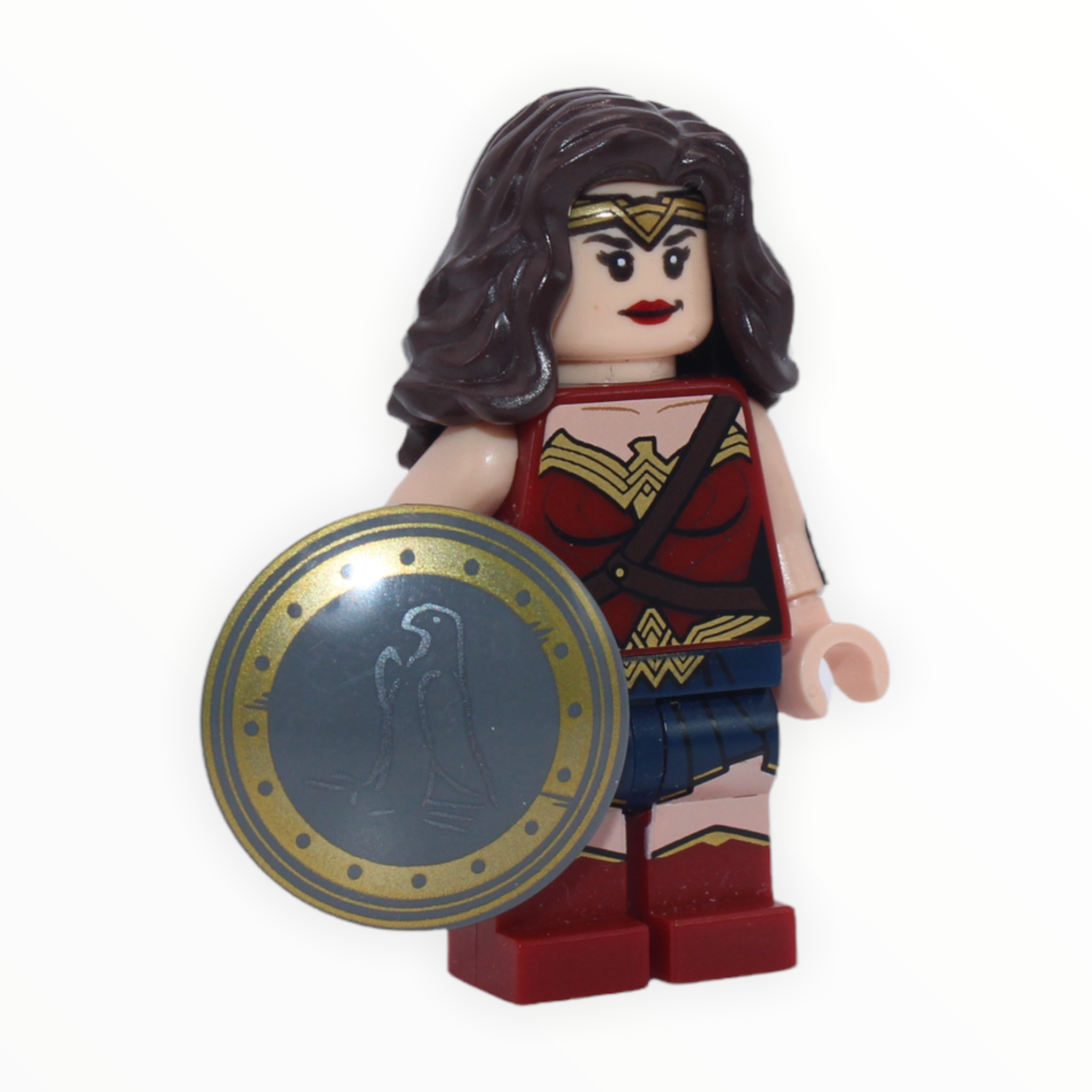 Wonder Woman dark red torso and legs eagle shield 2016