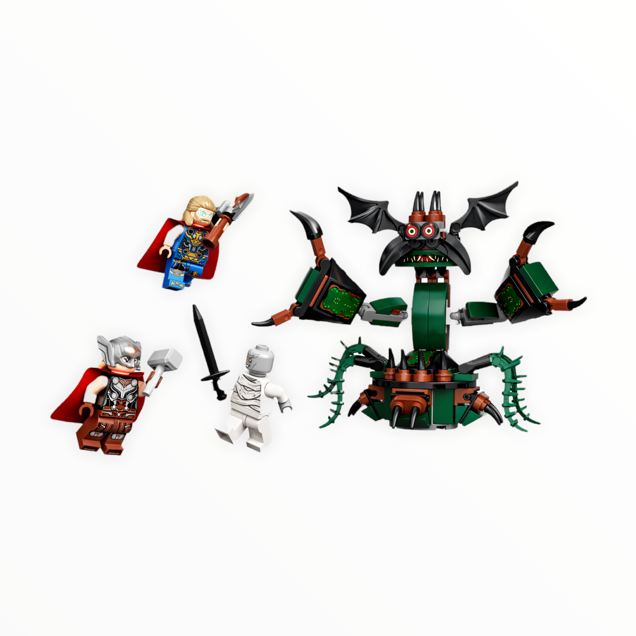Retired Set 76207 Thor: Love and Thunder Attack on New Asgard