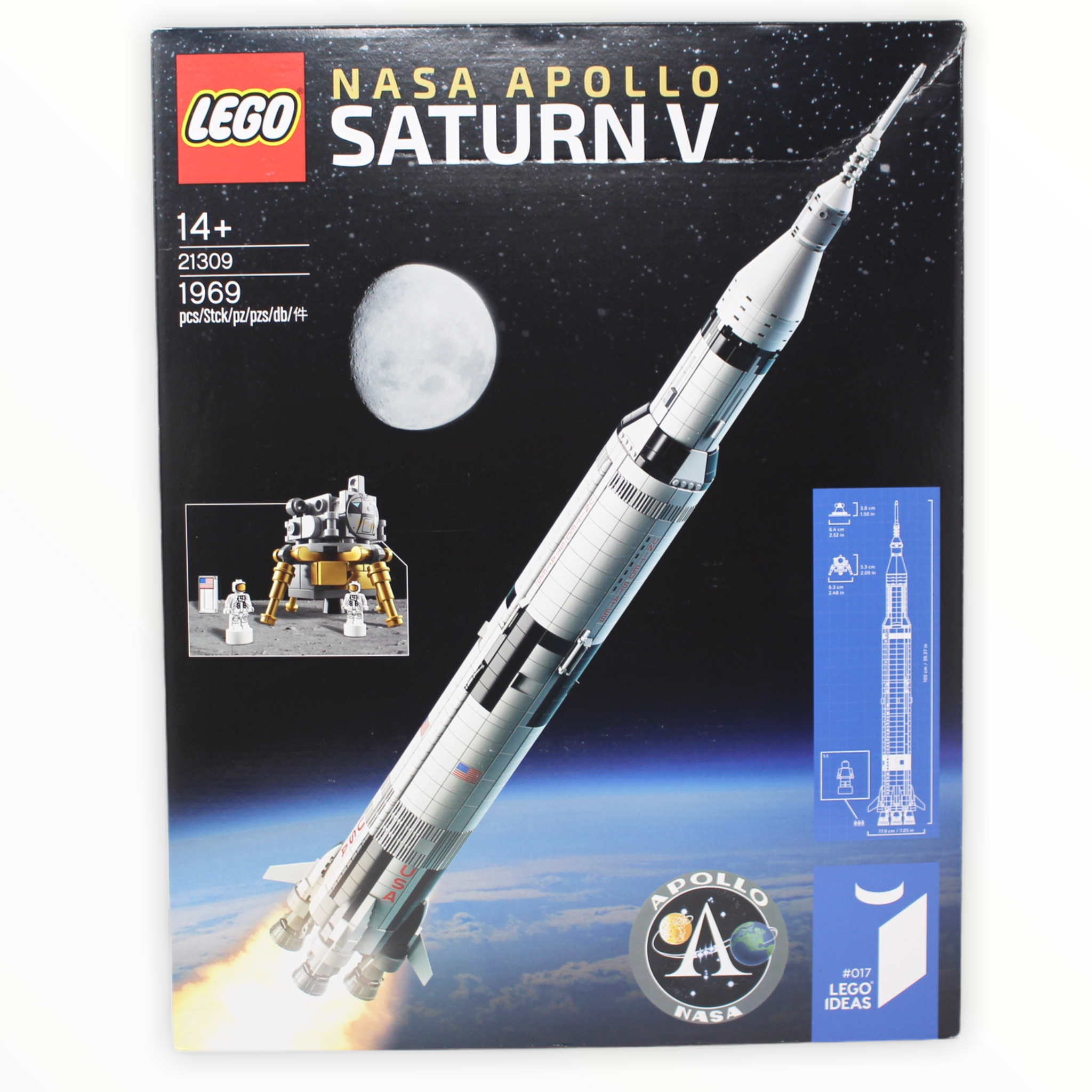 Barry Lege med vaccination Retired Set 21309 LEGO Ideas NASA Apollo Saturn V