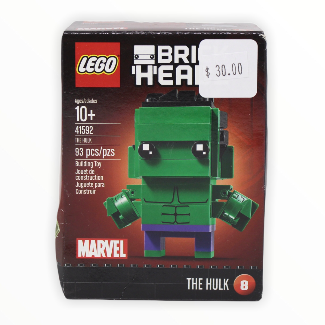 Retired Set 41592 Marvel BrickHeadz The Hulk