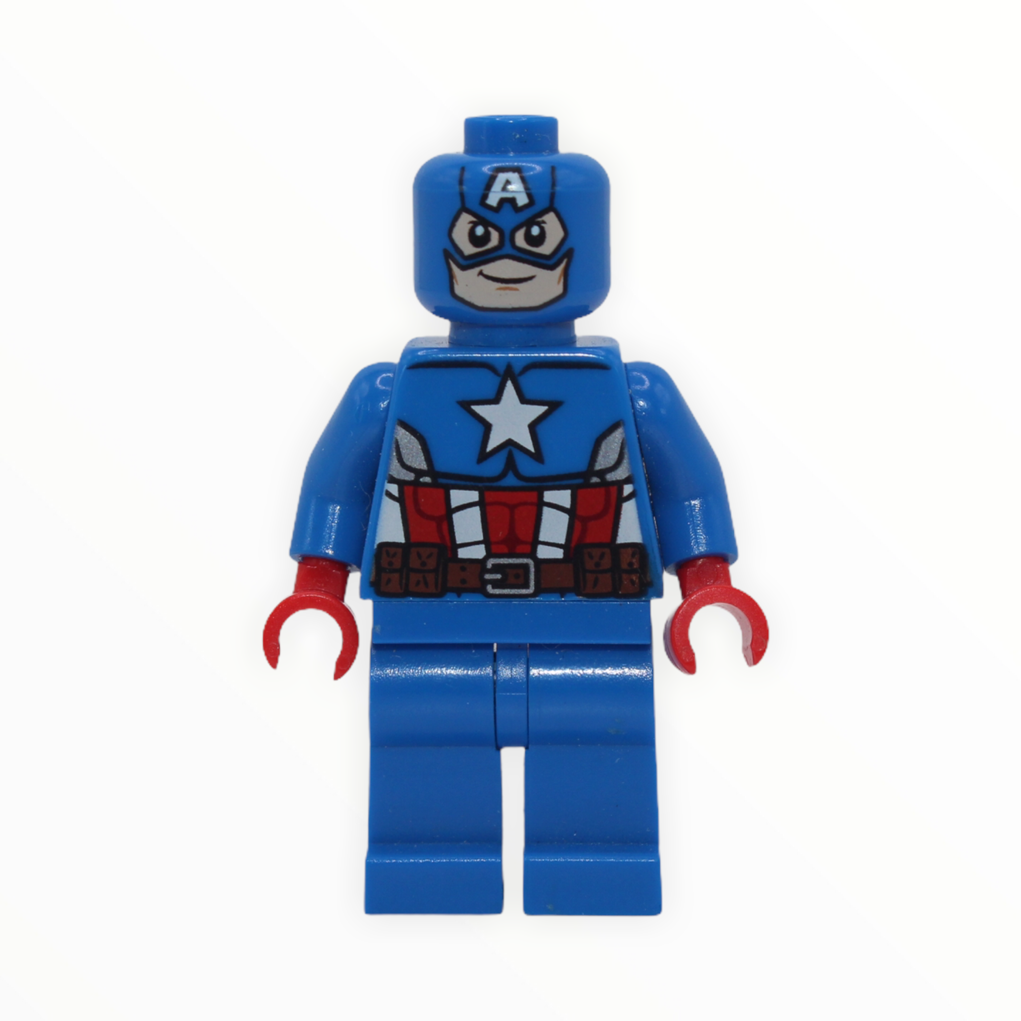 Captain America (blue suit, brown belt, 2014)