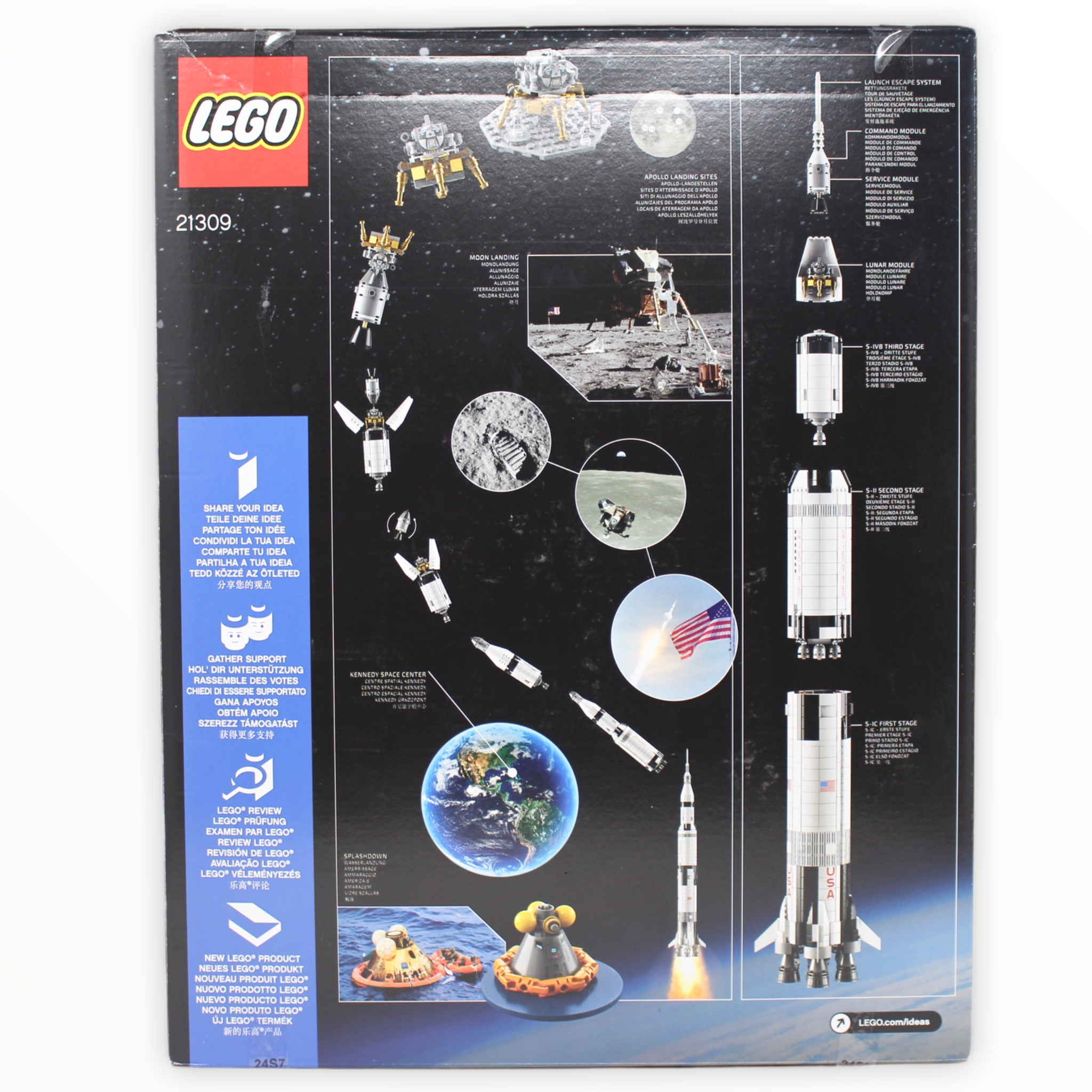 Retired Set 21309 LEGO Ideas NASA Apollo Saturn V