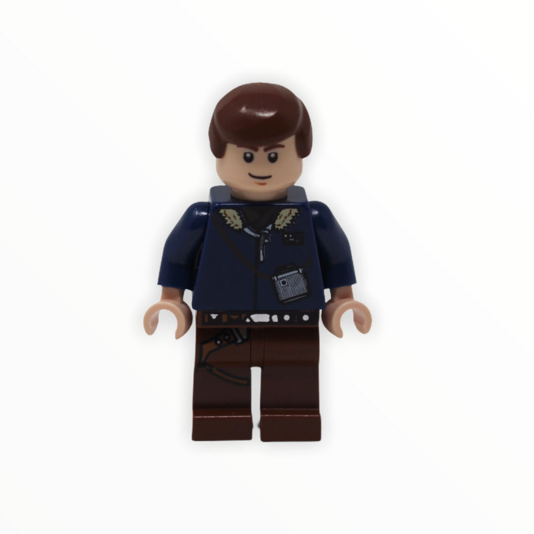 Han Solo (Hoth outfit, reddish brown legs, pupils, 2010)