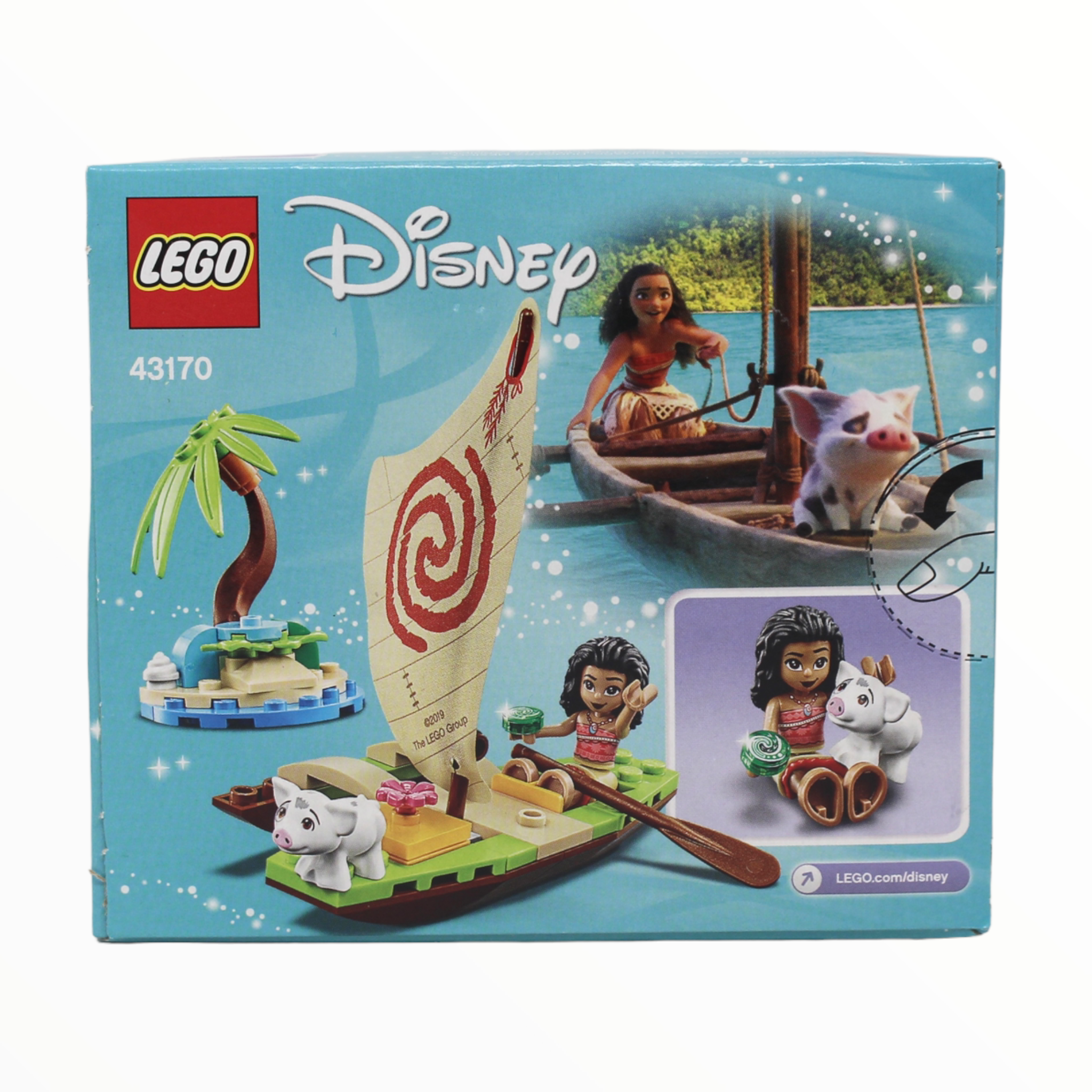 Retired Set 43170 Disney Moana’s Ocean Adventure
