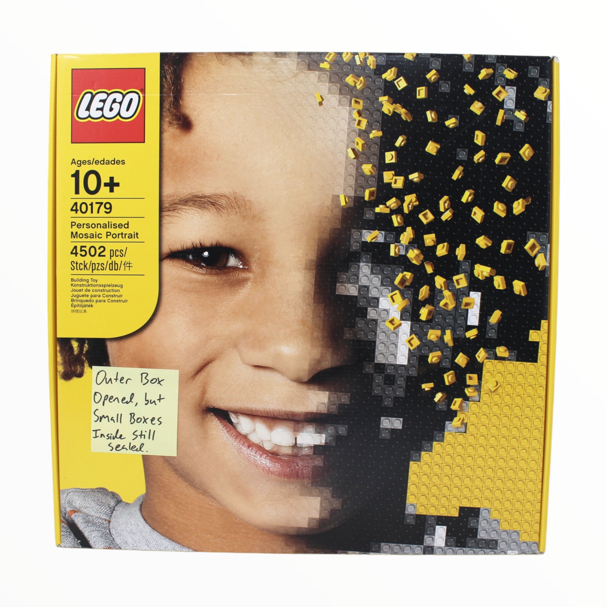 Certified Used Set 40179 LEGO Personalised Mosaic Portrait (open box, sealed bags, 2016 ver.)