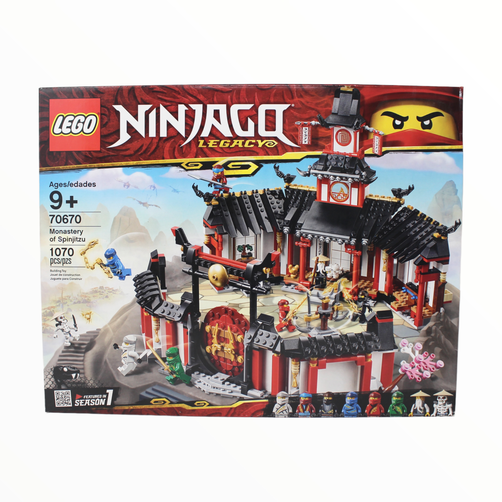 Certified Used Set 70670 Ninjago Monastery of Spinjitzu