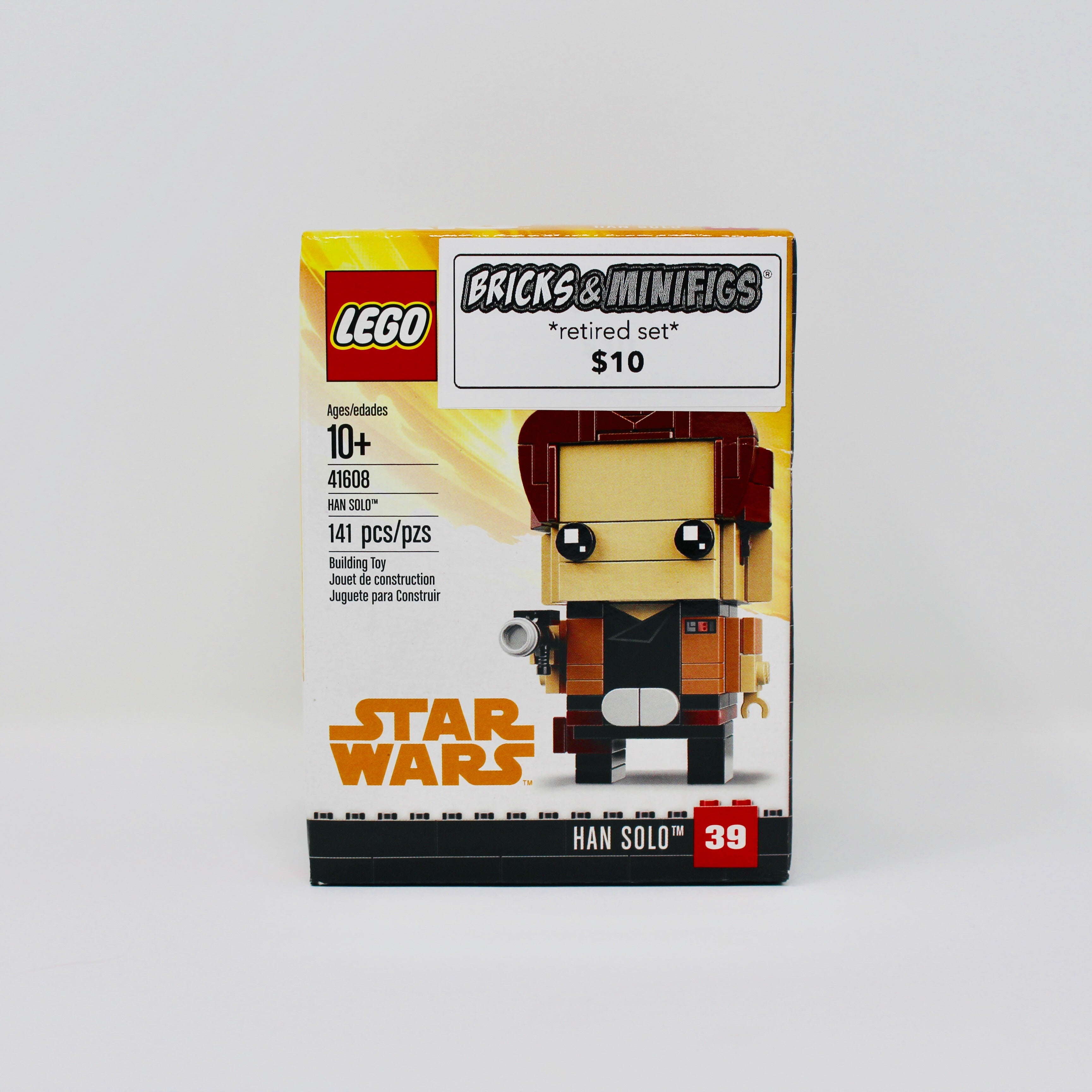 Retired Set 41608 Star Wars BrickHeadz Han Solo
