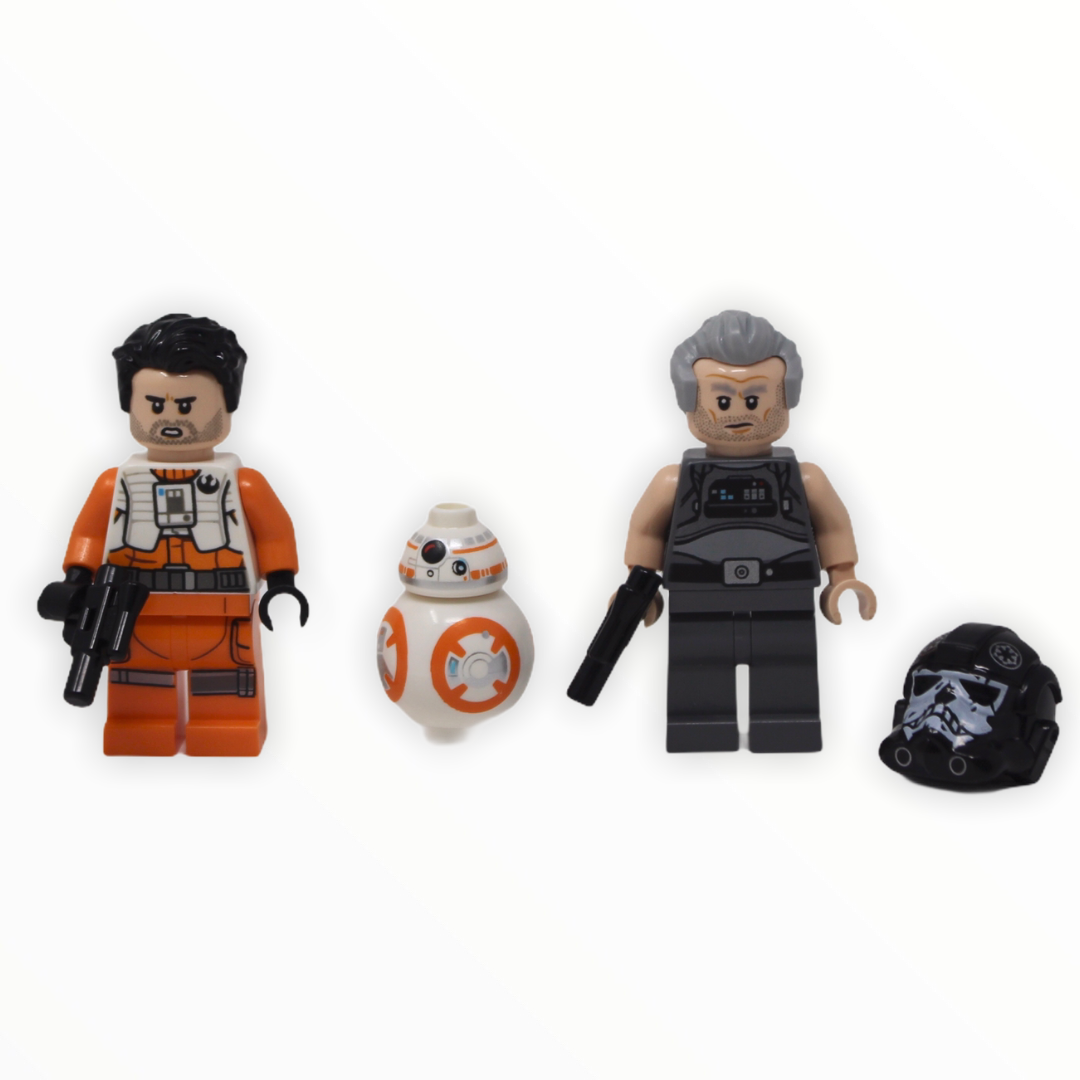 Used Set 75242 Star Wars Black Ace TIE Interceptor