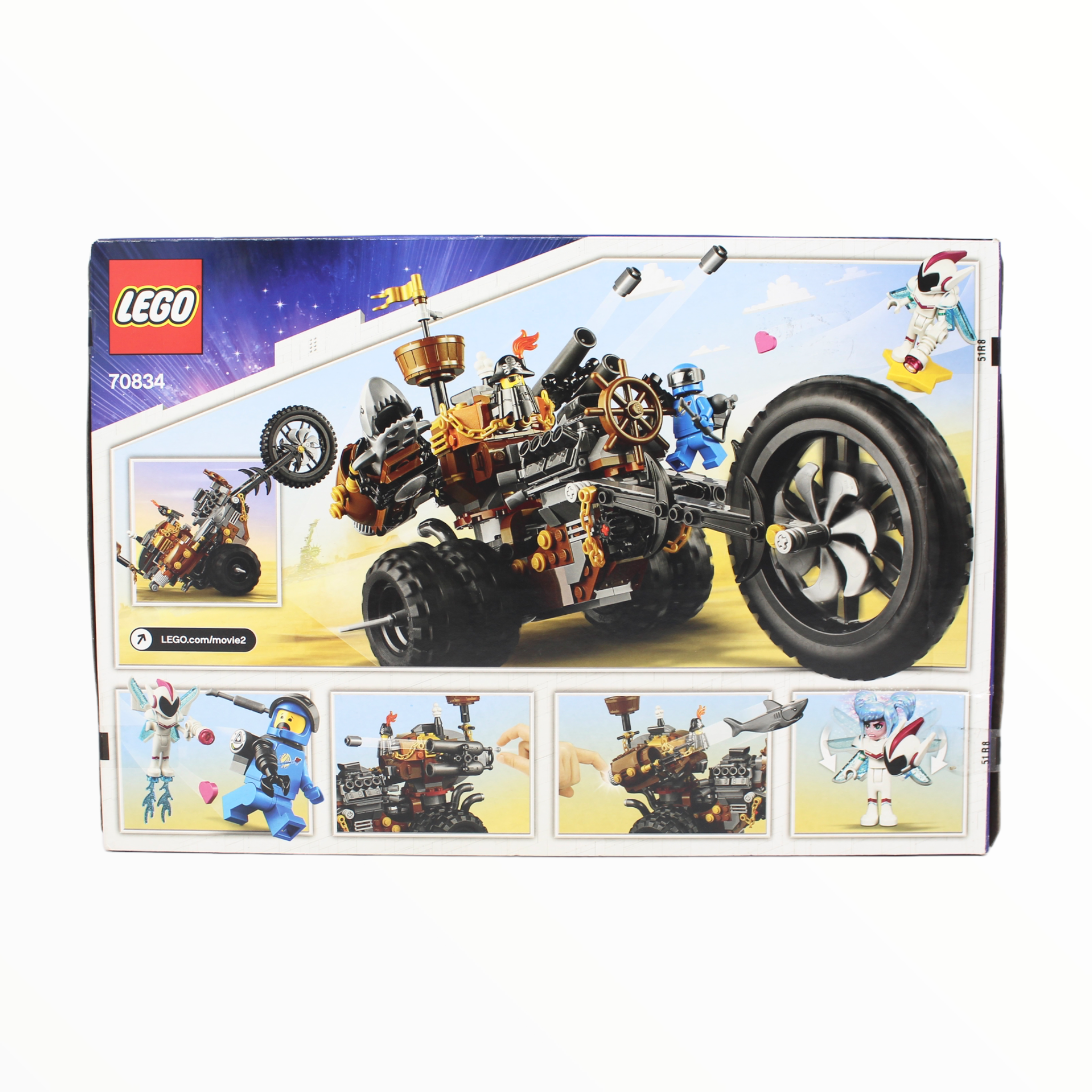 Retired Set 70834 The LEGO Movie 2 MetalBeard’s Heavy Metal Motor Trike!