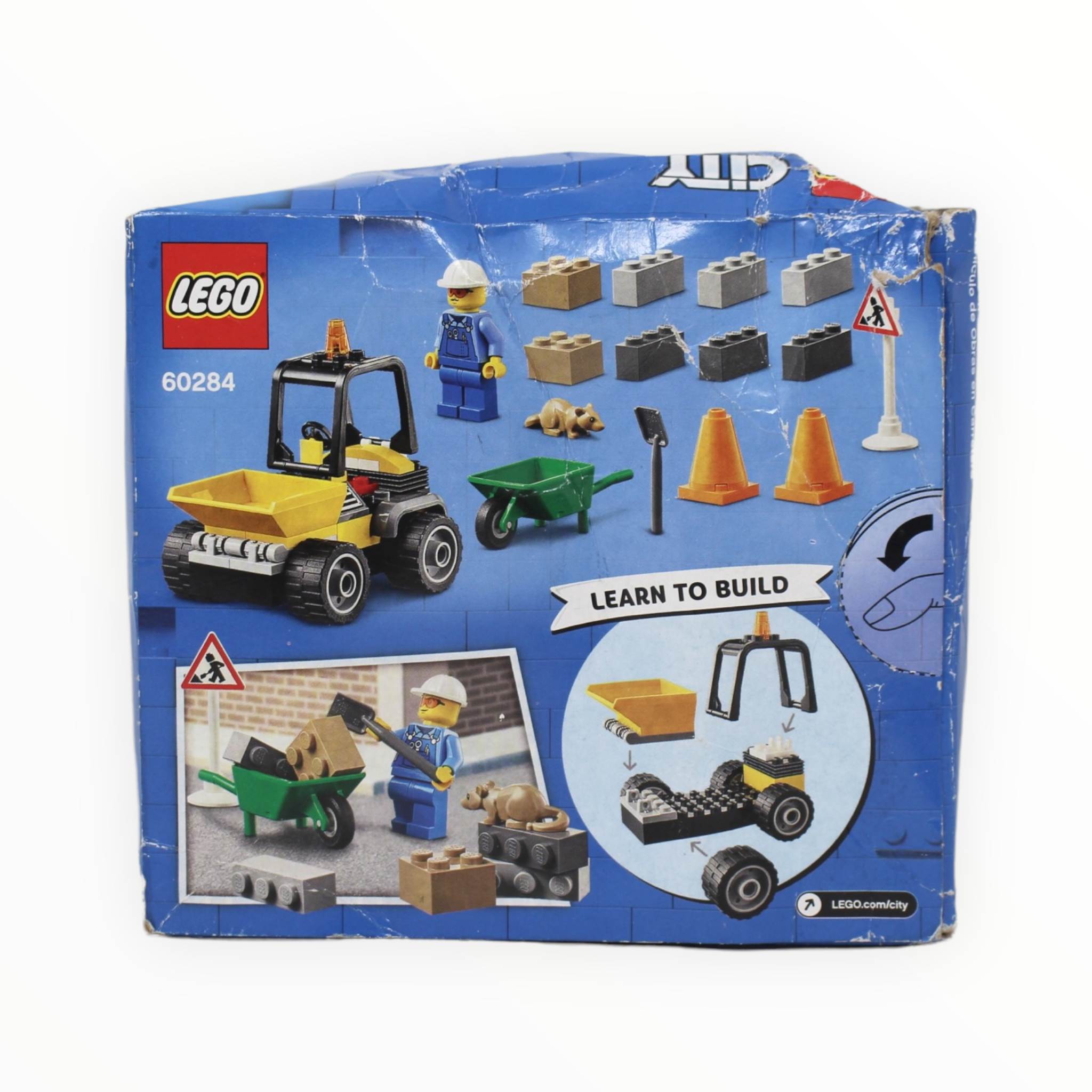 Retired Set 60284 City Roadwork Truck (damaged box)