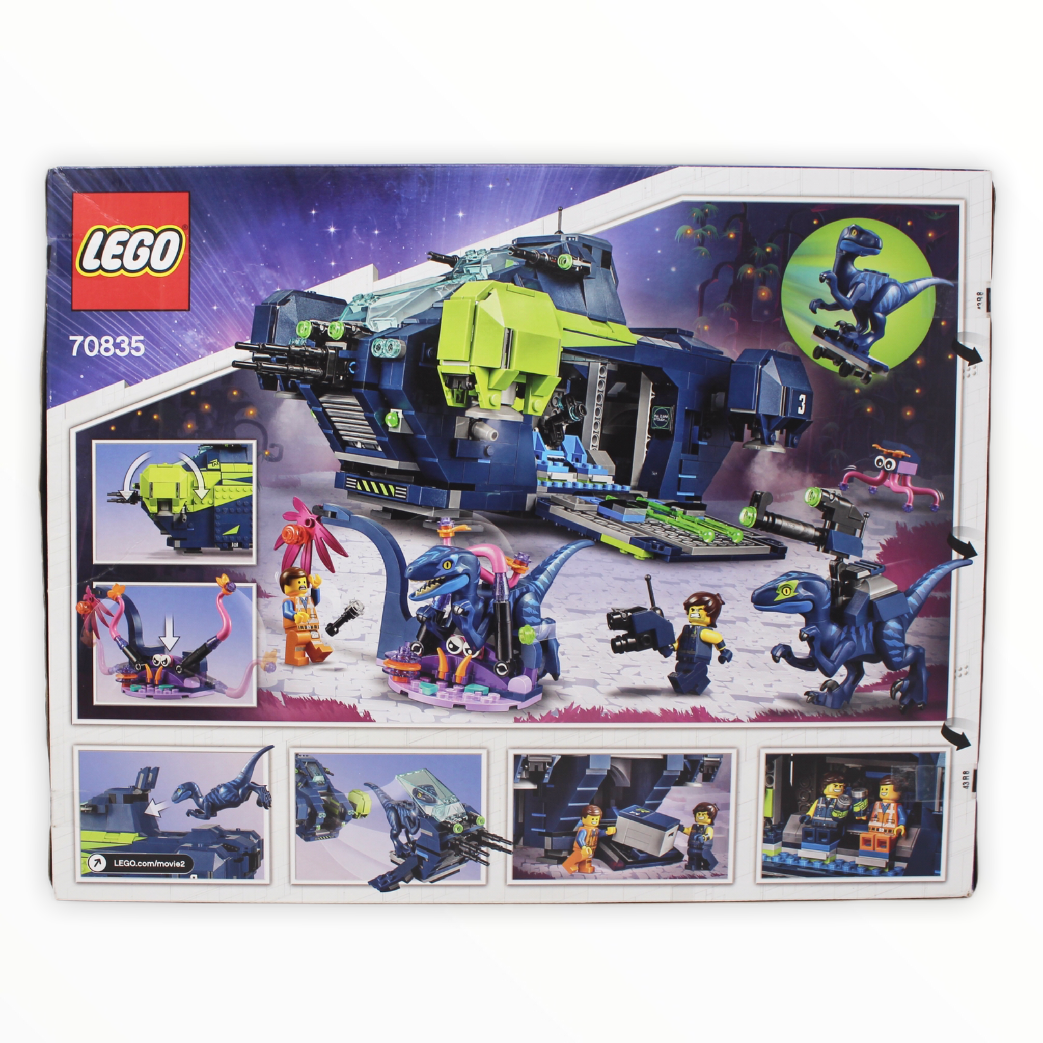 Certified Used Set 70835 LEGO Movie 2 Rexs Rexplorer!