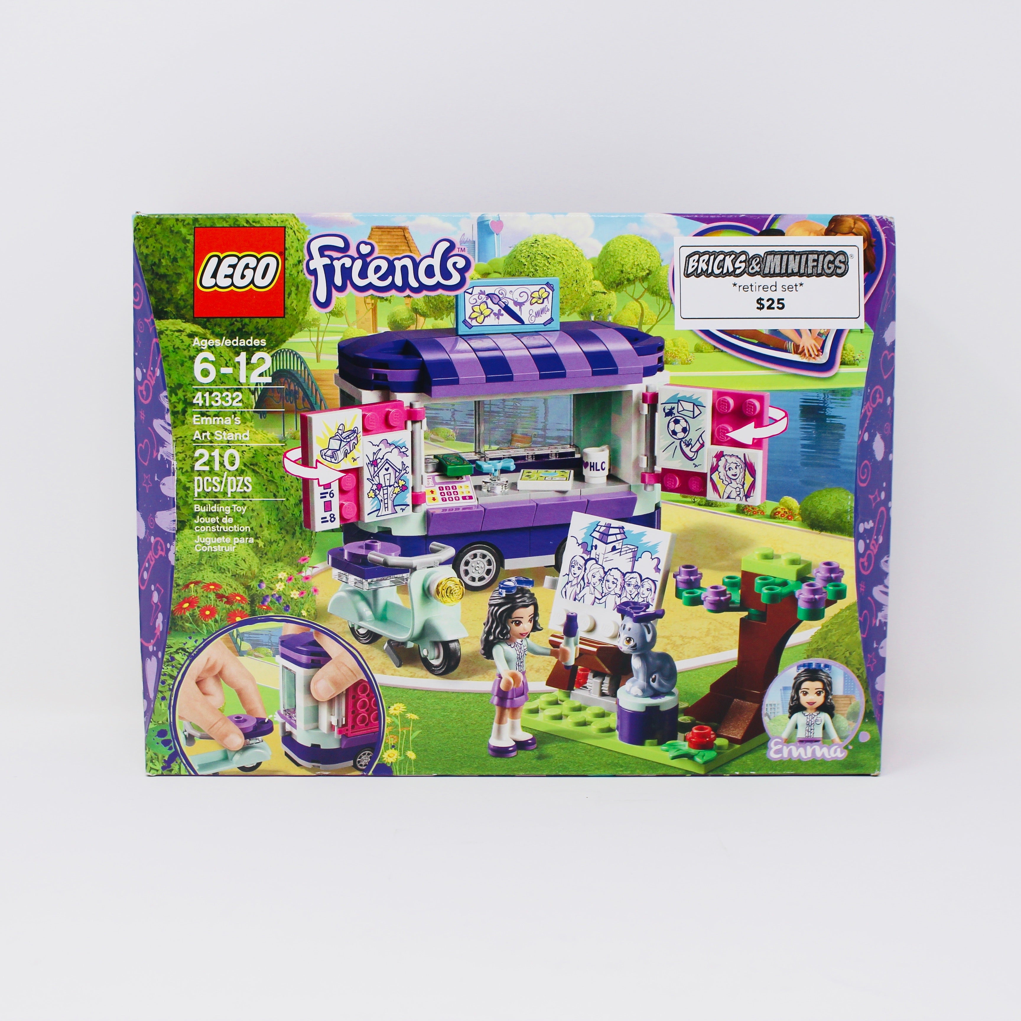 Retired Set 41332 Friends Emmas Art Stand