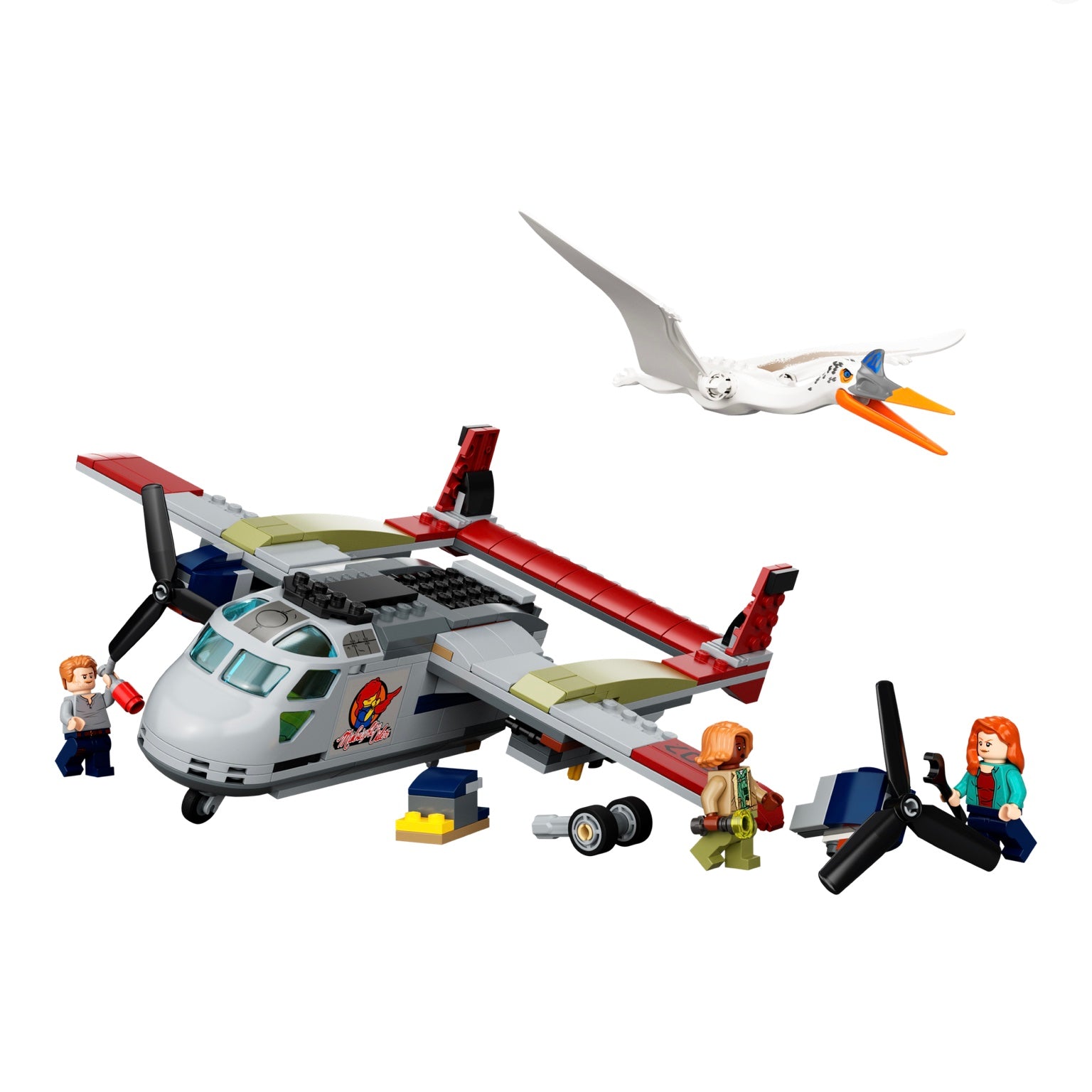 Retired Set 76947 Jurassic World Quetzalcoatlus Plane Ambush