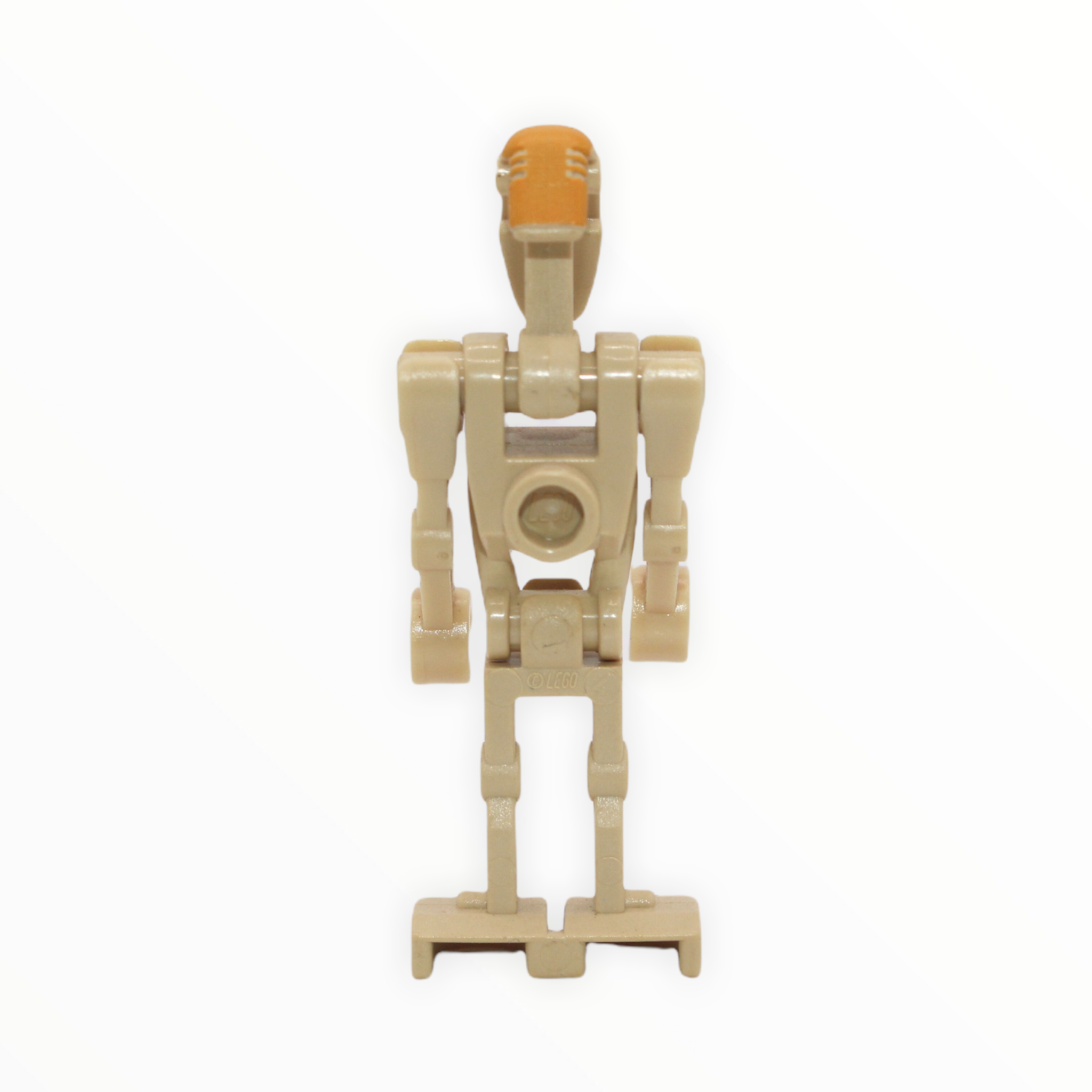 Battle Droid Commander (yellow dot on head, stripe on torso, 2000)