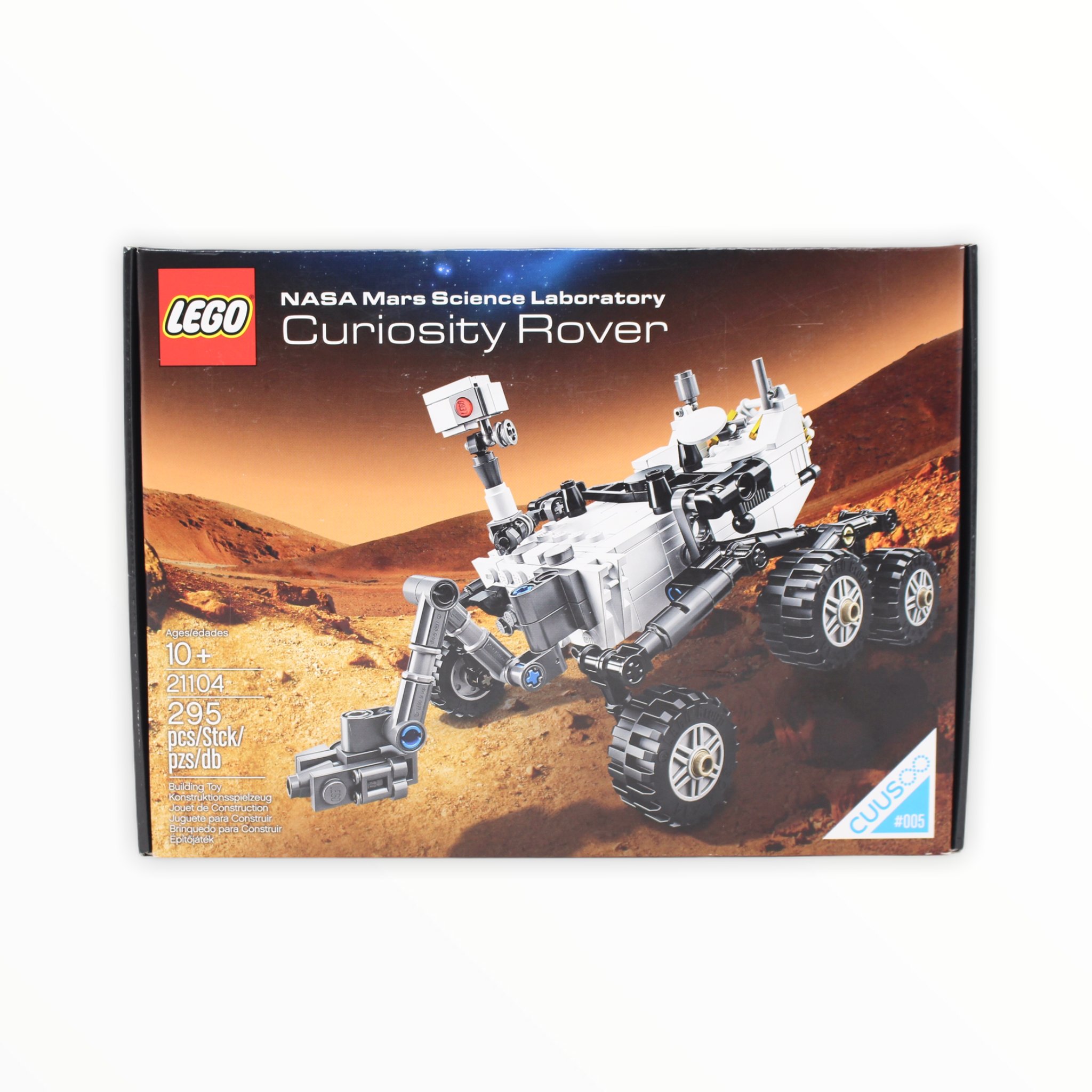 Retired Set 21104 CUUSOO NASA Mars Science Laboratory Curiosity Rover