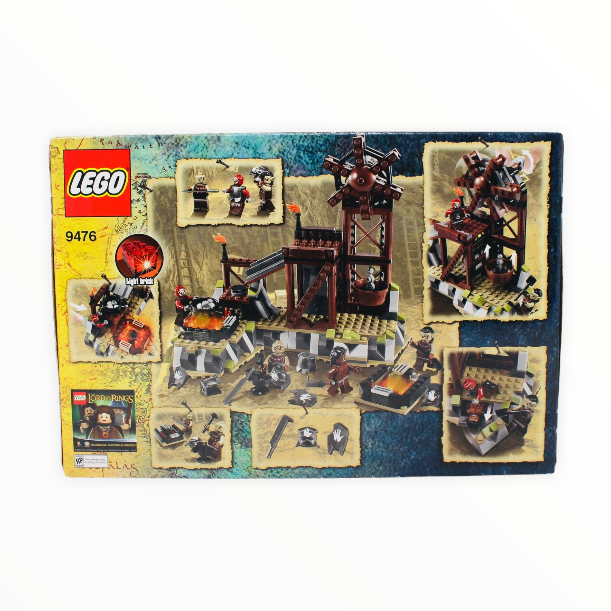 Retired Set 9476 The Lord of the Rings The Orc Forge
