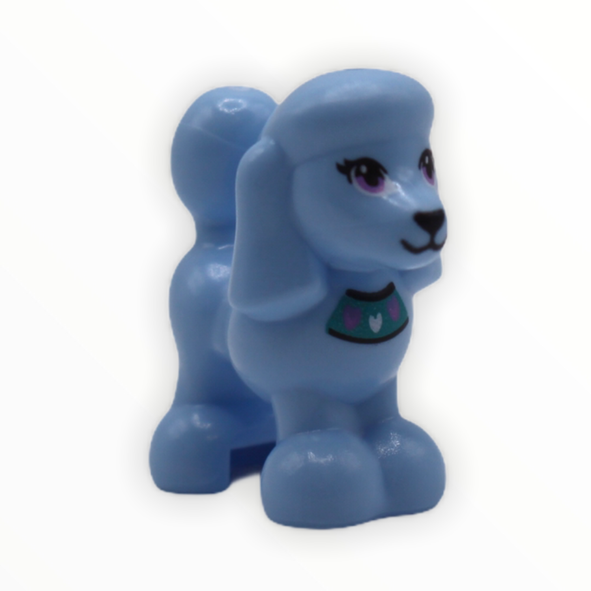 Poodle (Friends, turquoise collar with hearts)