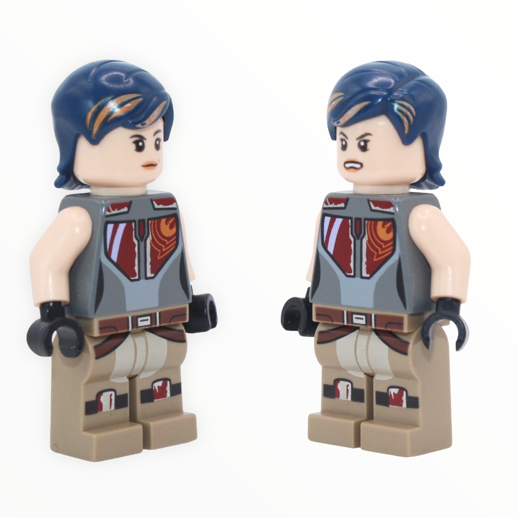 Sabine Wren (dark blue hair with orange highlights)