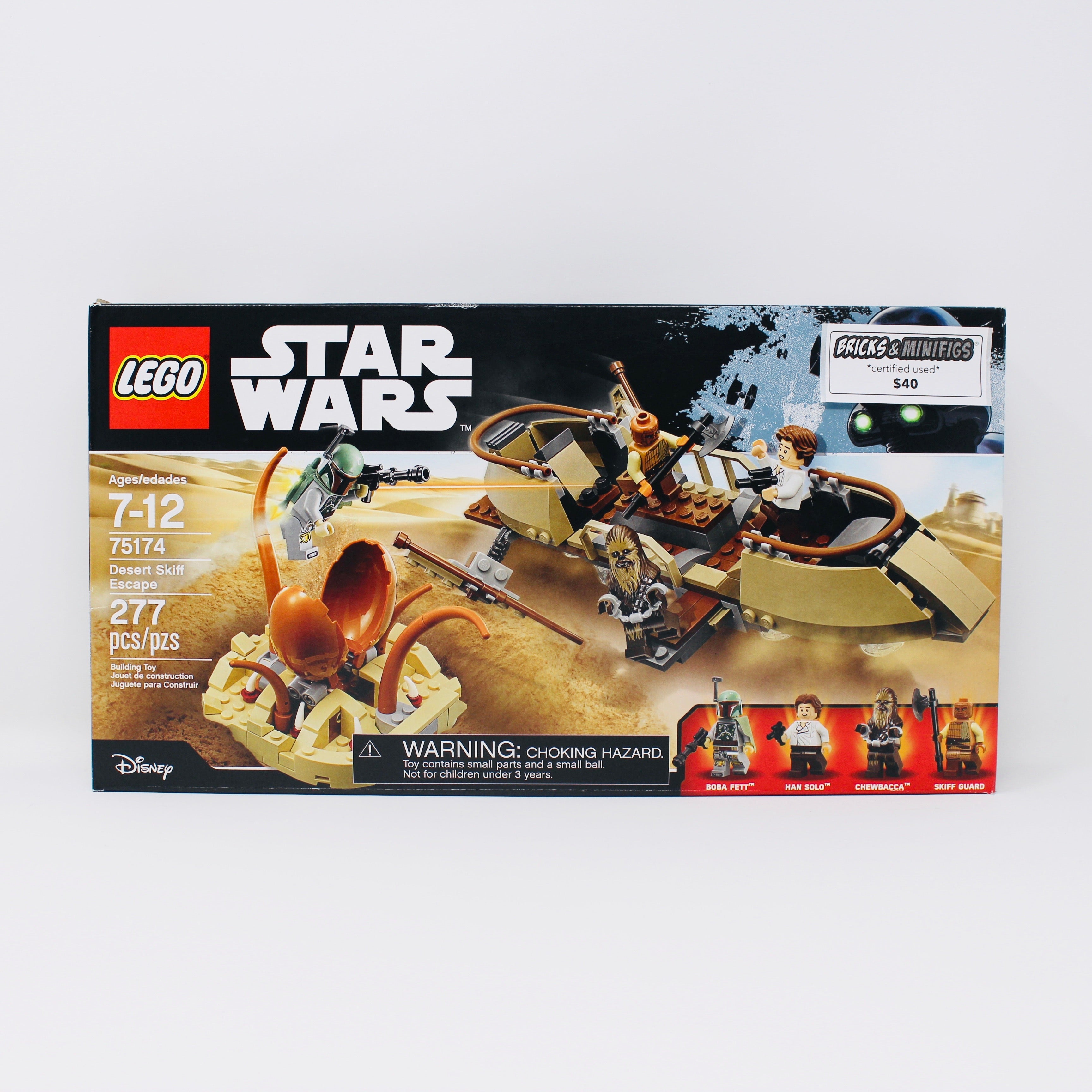 Certified Used Set 75174 Star Wars Desert Skiff Escape