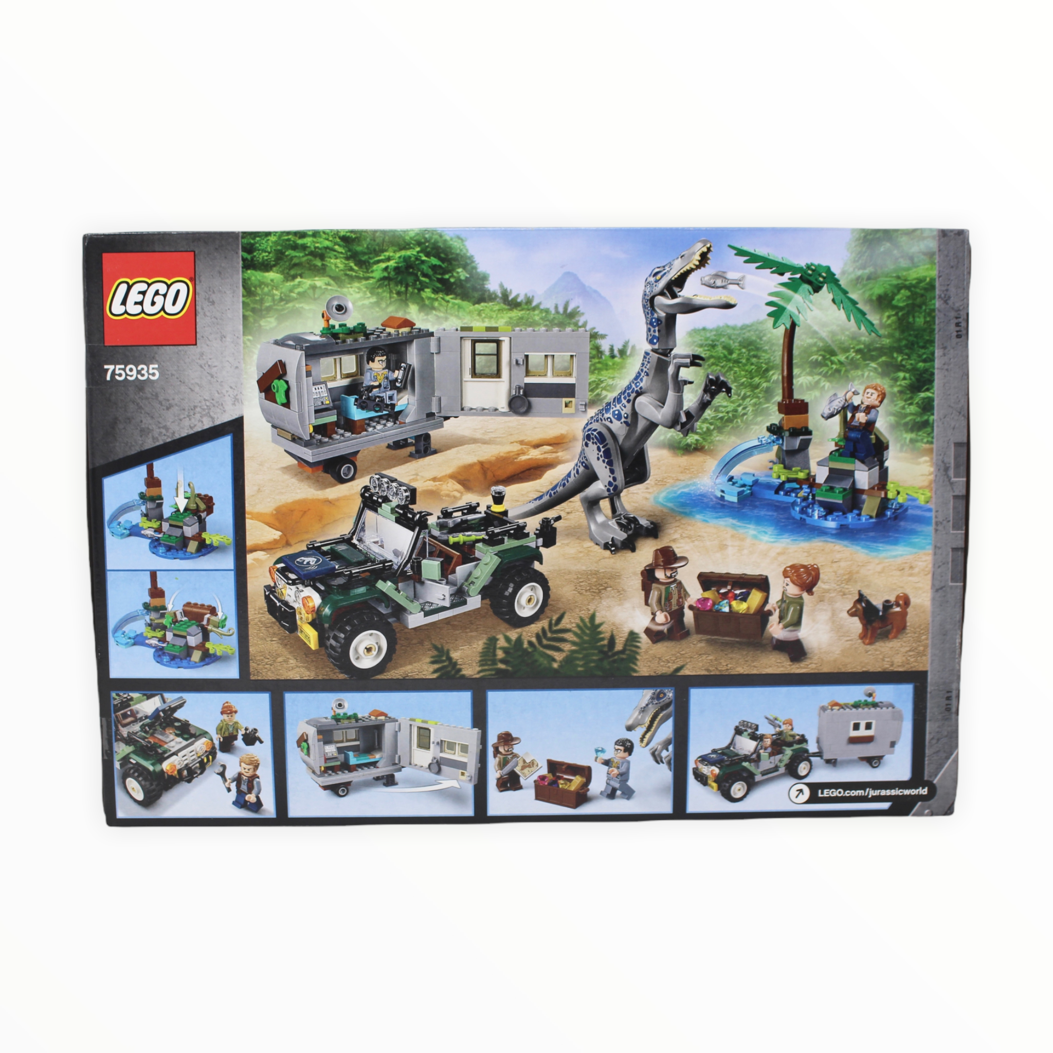 Retired Set 75935 Jurassic World Baryonyx Face-Off: The Treasure Hunt