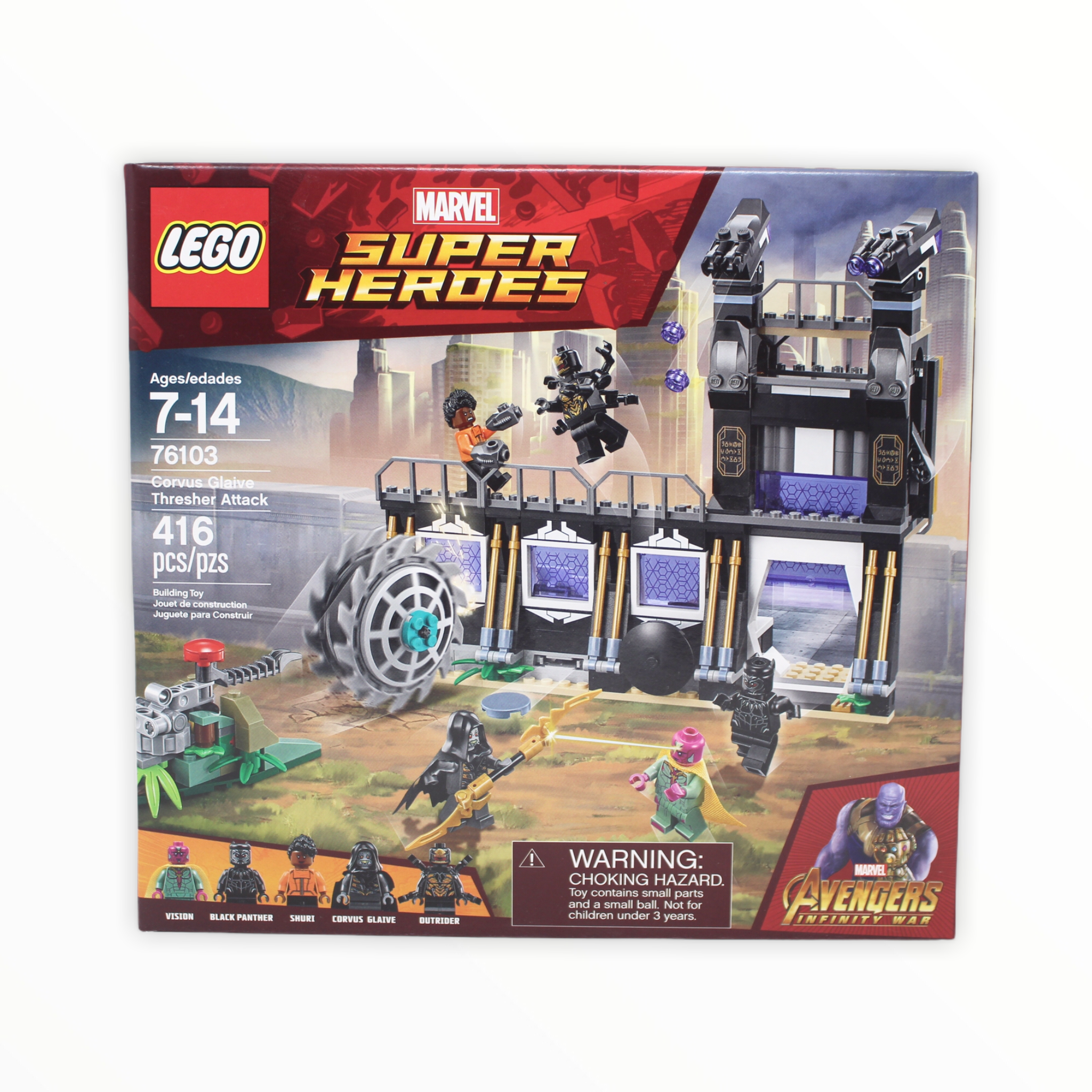 Retired Set 76103 Marvel Super Heroes Corvus Glaive Thresher Attack