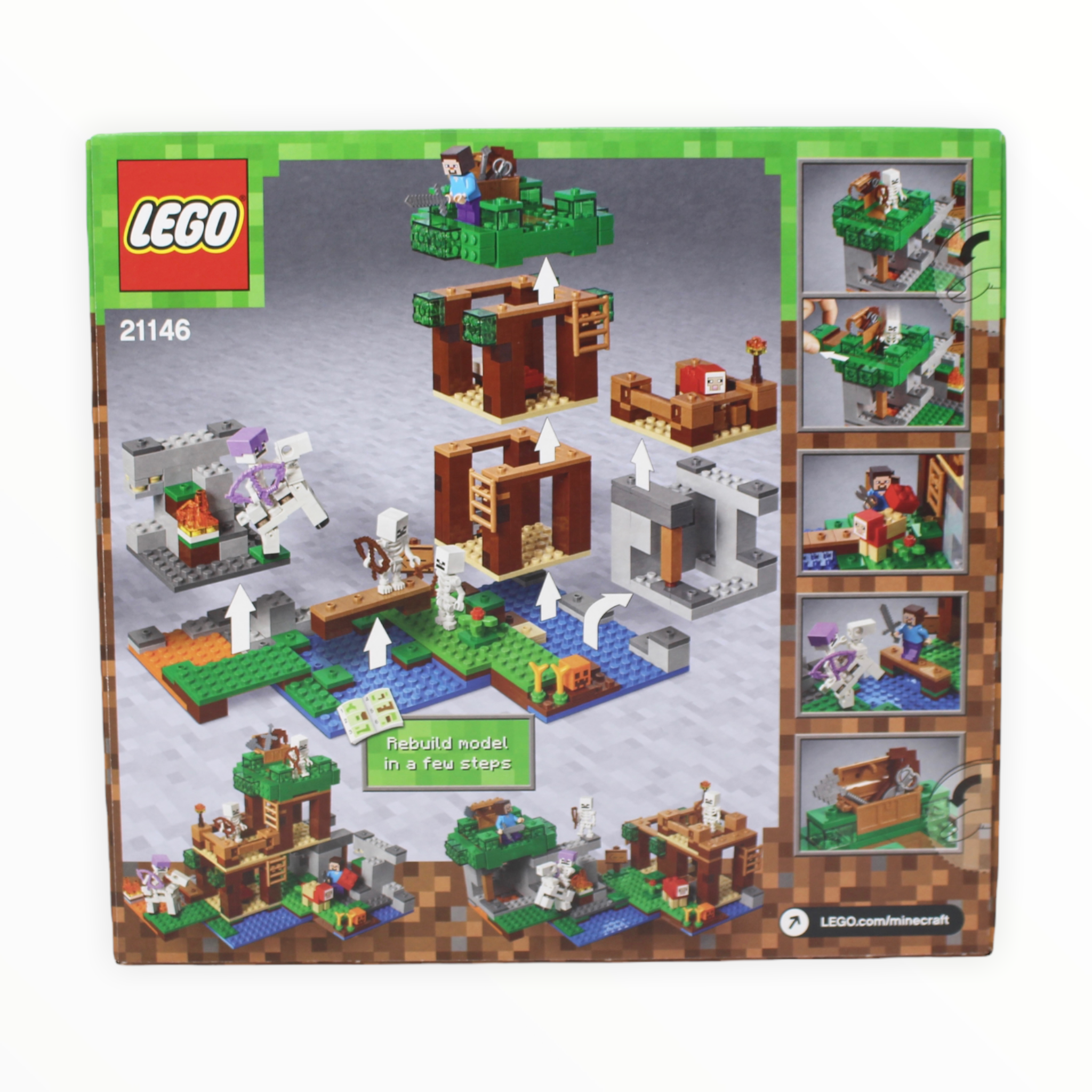 Retired Set 21146 Minecraft The Skeleton Attack